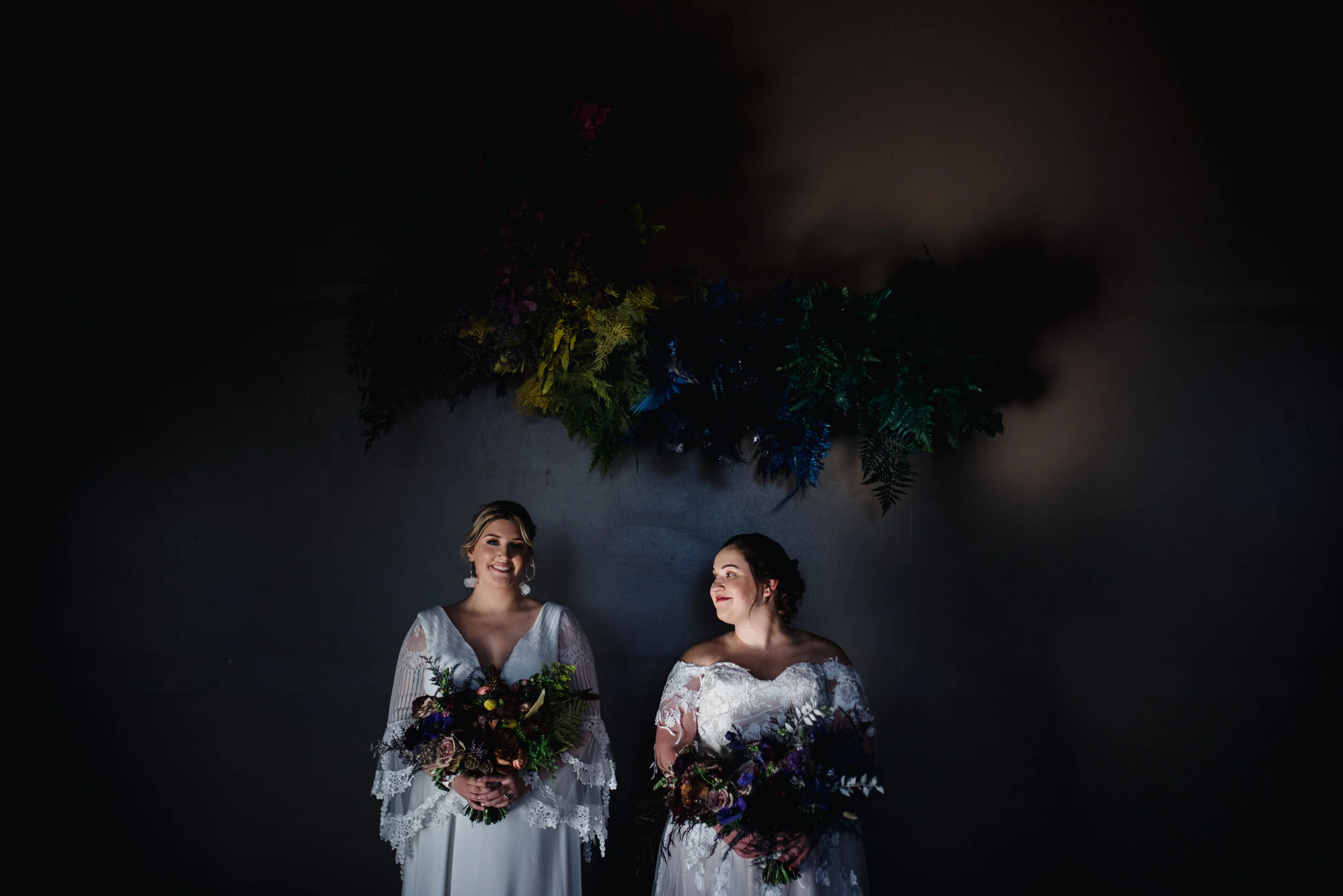 Claire + Rachel's Colorful Denver Wedding