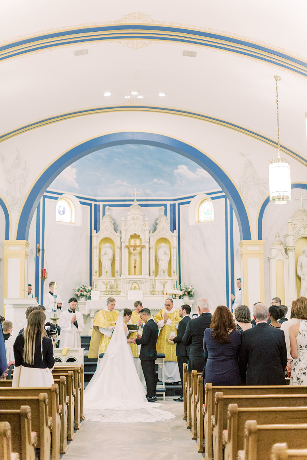 elegant church wedding