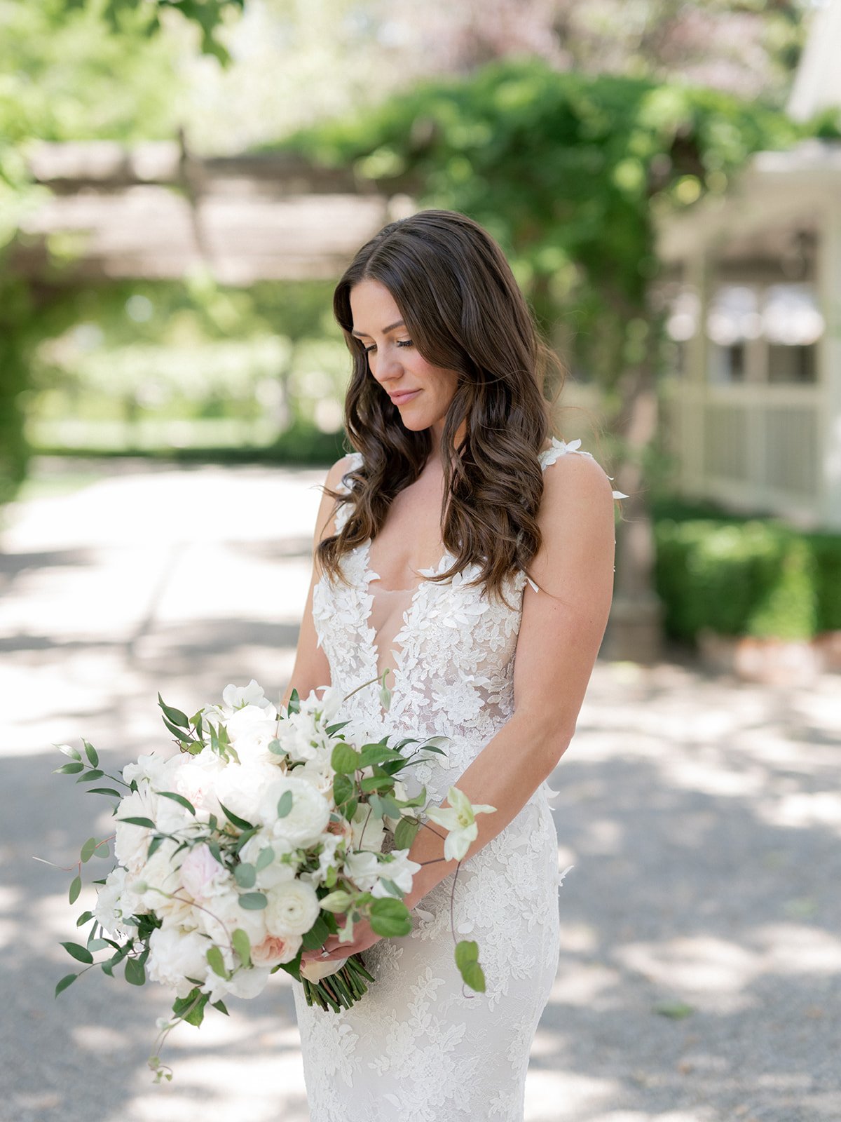 Mira Zwillinger | Luxury Wedding Dress | Napa Valley Garden Wedding — LWD