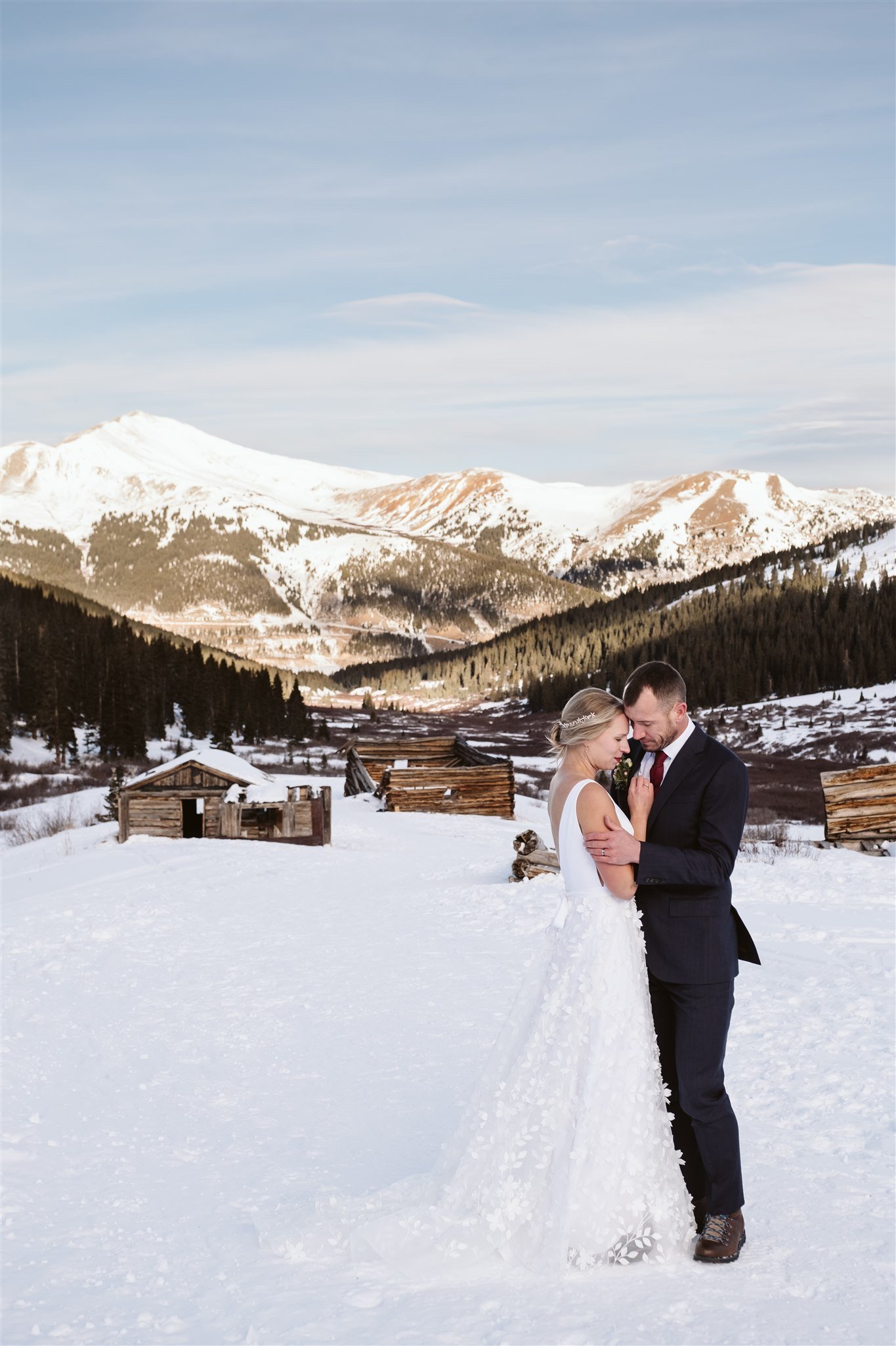  intimate ceremony private elopement colorado wedding 