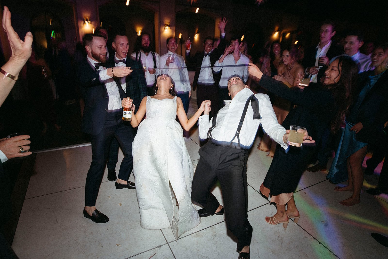  fun wedding after party celebration bride and groom wedding dancing 