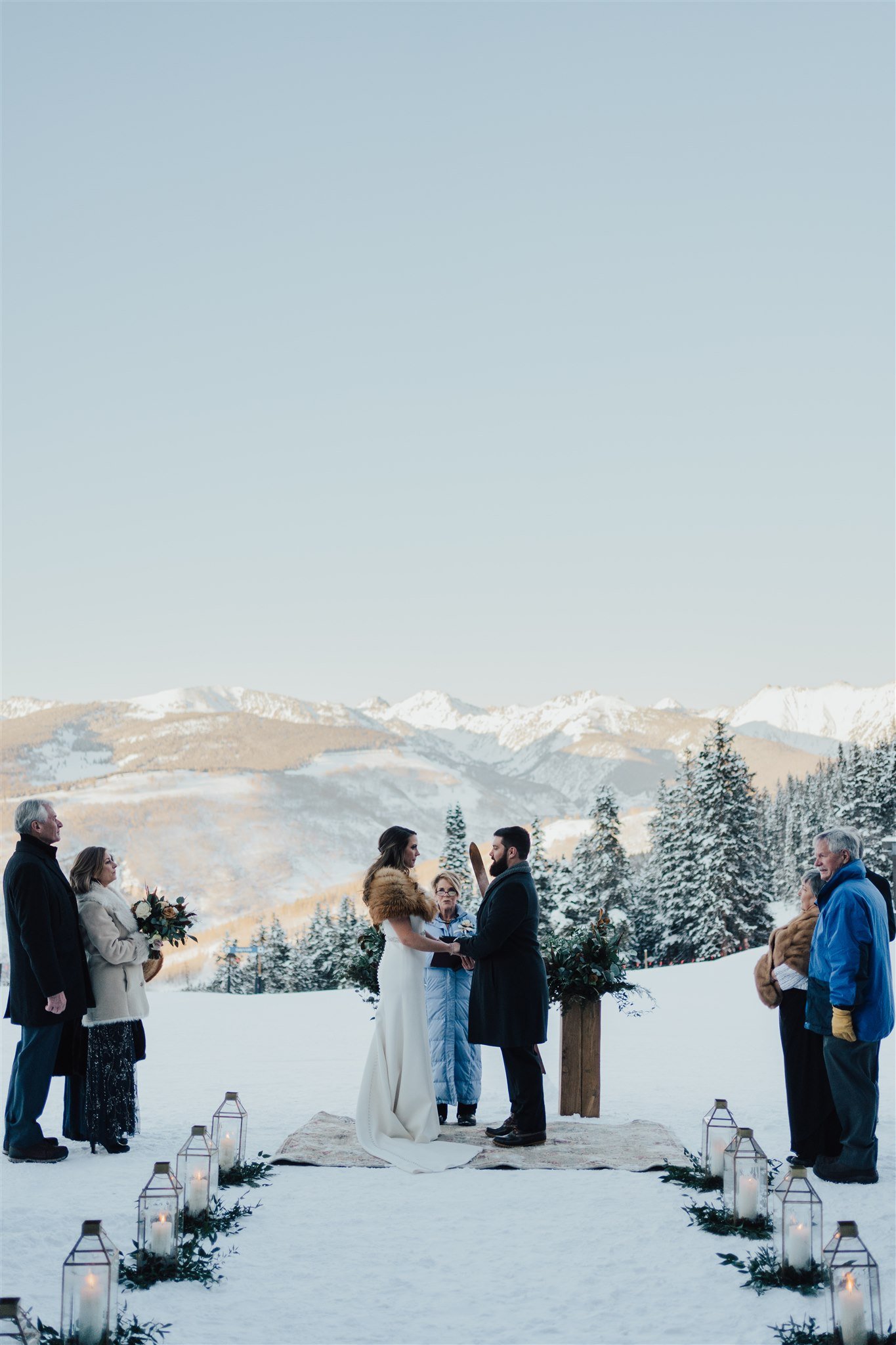  micro wedding vail mountain intimate ceremony  