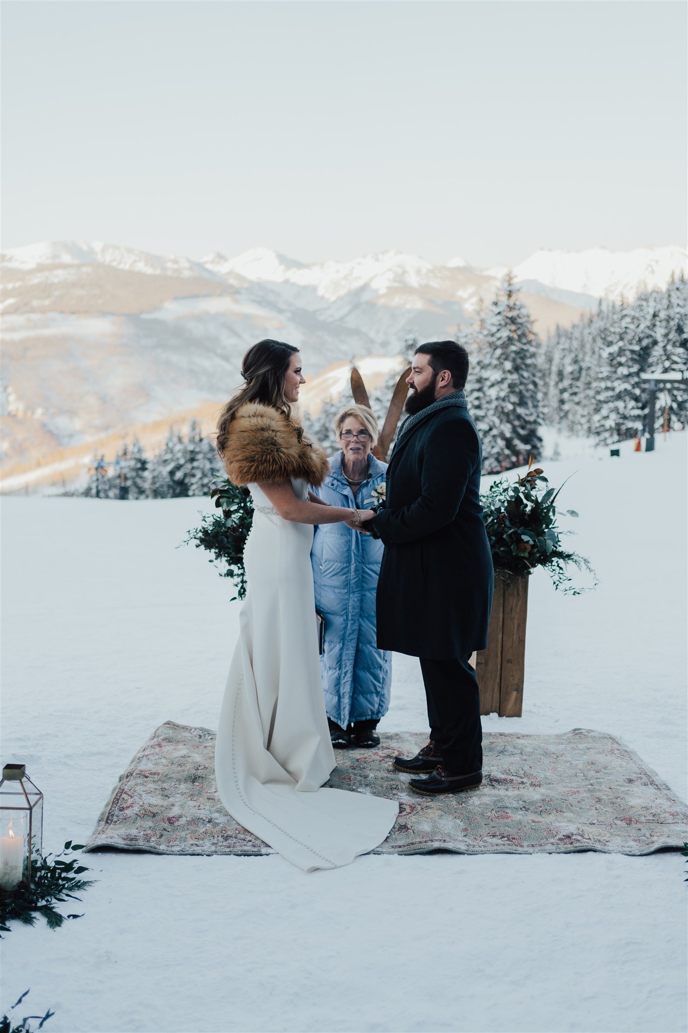  mountain micro wedding vail Colorado intimate ceremony   