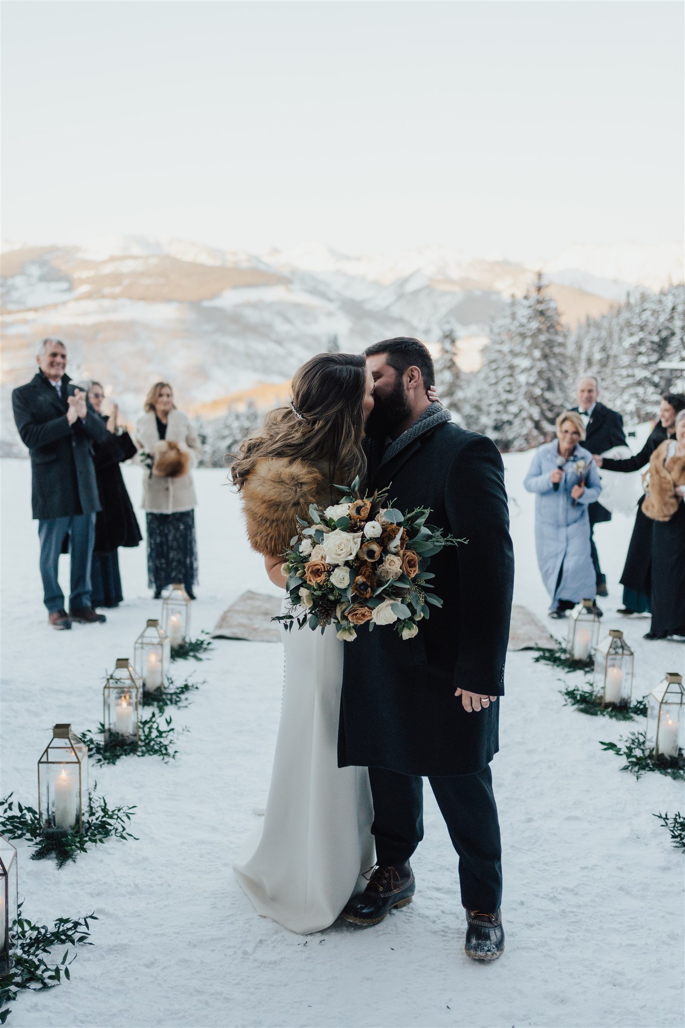  Colorado mountain micro wedding vail winter 