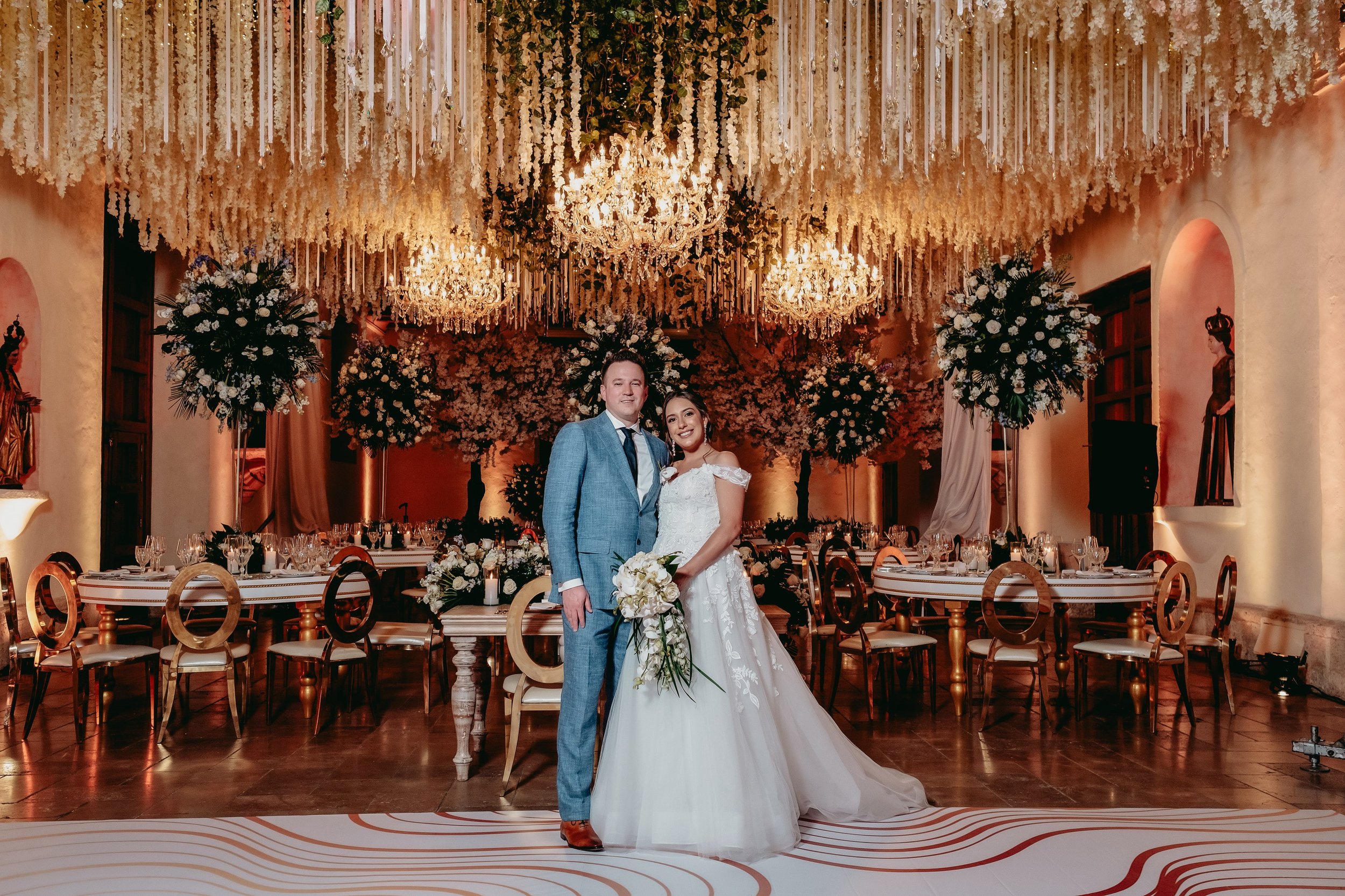  Columbian wedding traditional ballgown  