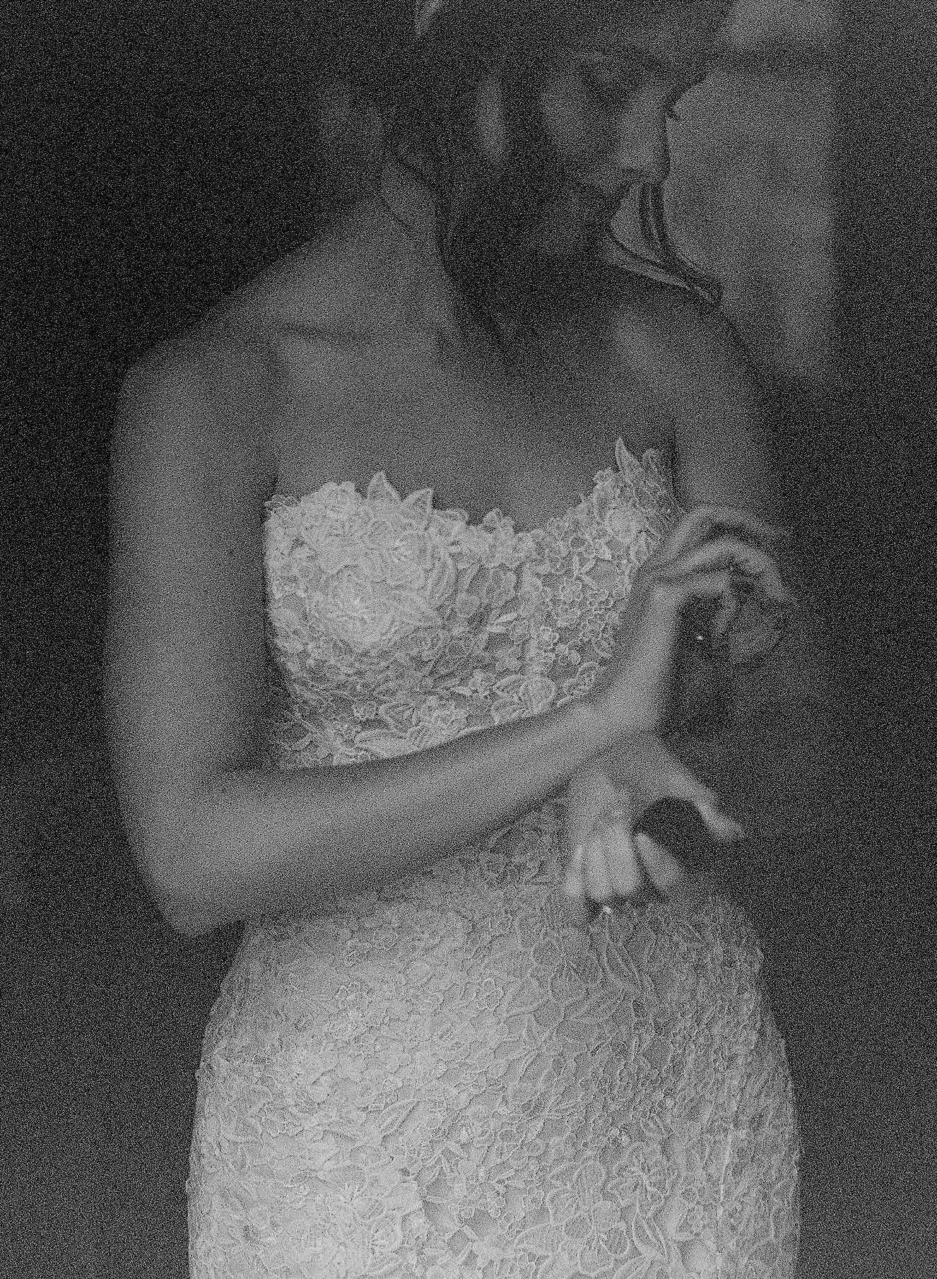  Monique L’huillier Monique L’huillier bridal Monique L’huillier Atherton fitted lace gown high neck wedding dress sheath wedding dress outdoor wedding Colorado wedding 