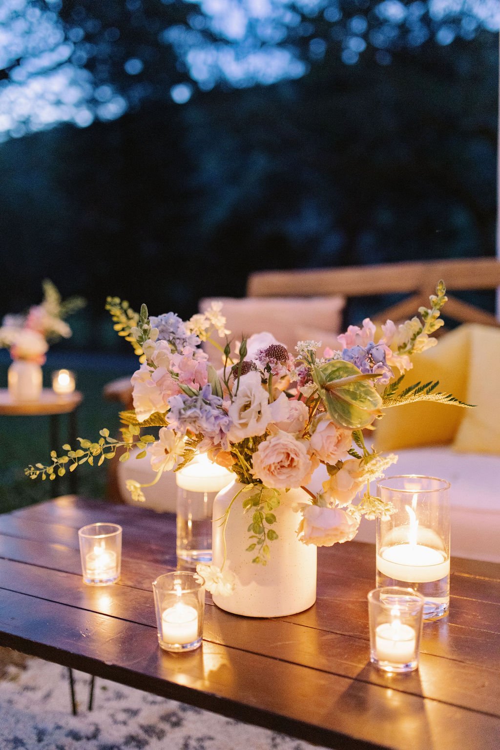  Outdoor wedding outdoor reception vintage inspired decor 2024 wedding 2023 wedding fairy lights outdoor vignettes 