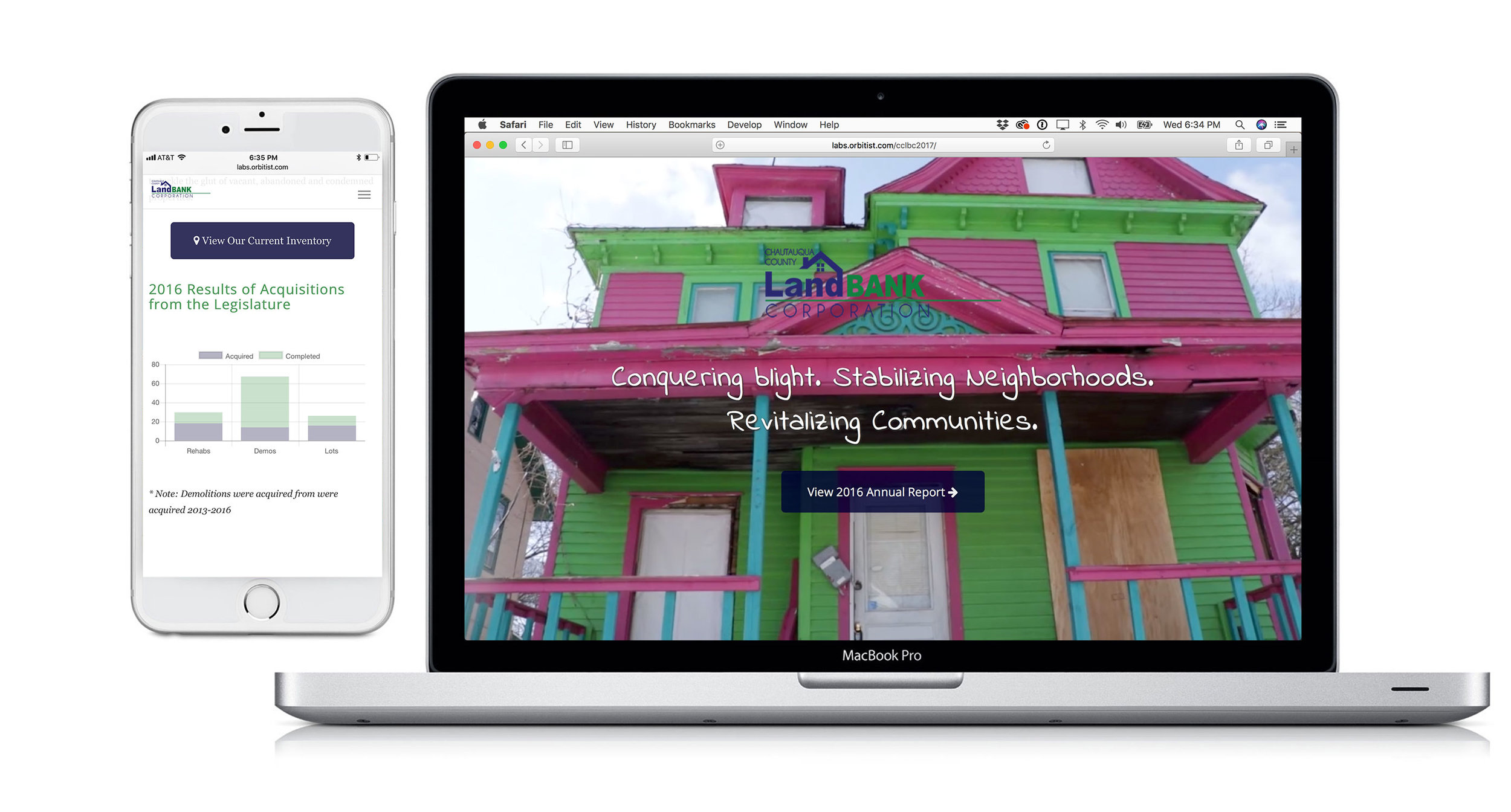Chautauqua Land Bank Annual Report Microsite