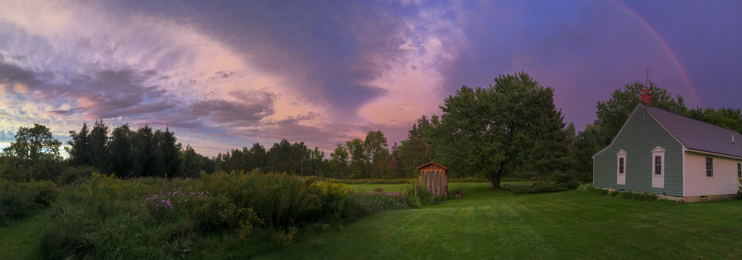 A view from our Holland campsite. No photoshop required for this photo!