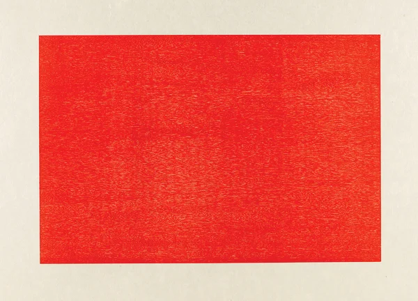 In cadmium red, for Valentine's Day - Donald Judd, Untitled (Schellmann 153-156), 1986. At Paul Kasmin Gallery (afterwards take a ride across town for tea at Rose Bakery ). 