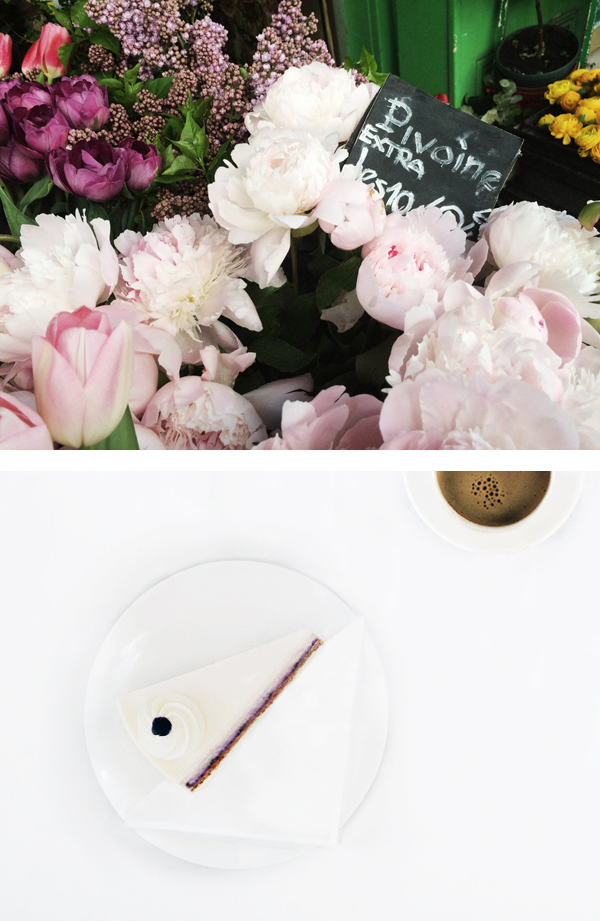 Top two photos by me, walking in the 3rd and blueberry cheesecake at The Broken Arm. Last interior photo via Petite Passport. Check out Léa’s blog, Rainy Day Woman , for more Paris x