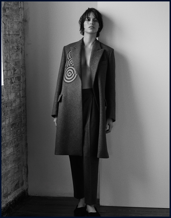 Photo by Andrew Stinson. Styling by Alicia Yates. Alana is wearing a Dries Van Noten coat and trousers, Céline slip on loafers. Creative by me. More soon. 