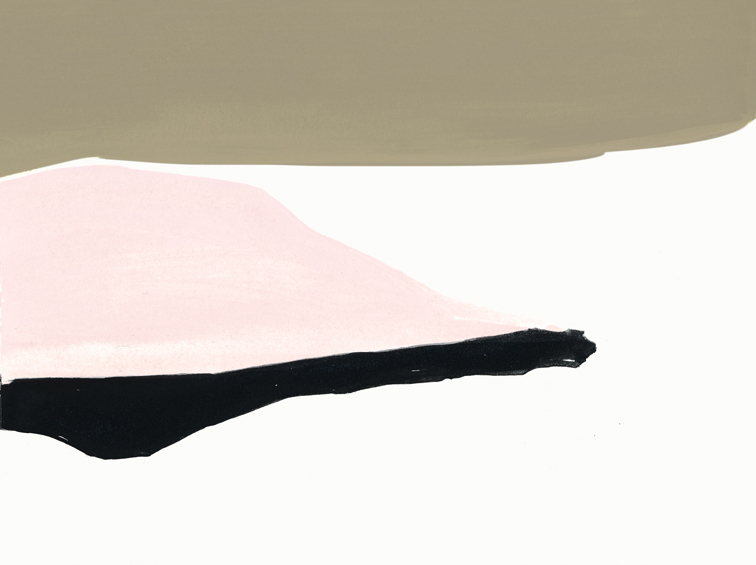 Bird of paradise (sideways), painting by me