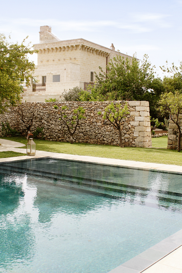 Poolside at Masseria Trapana