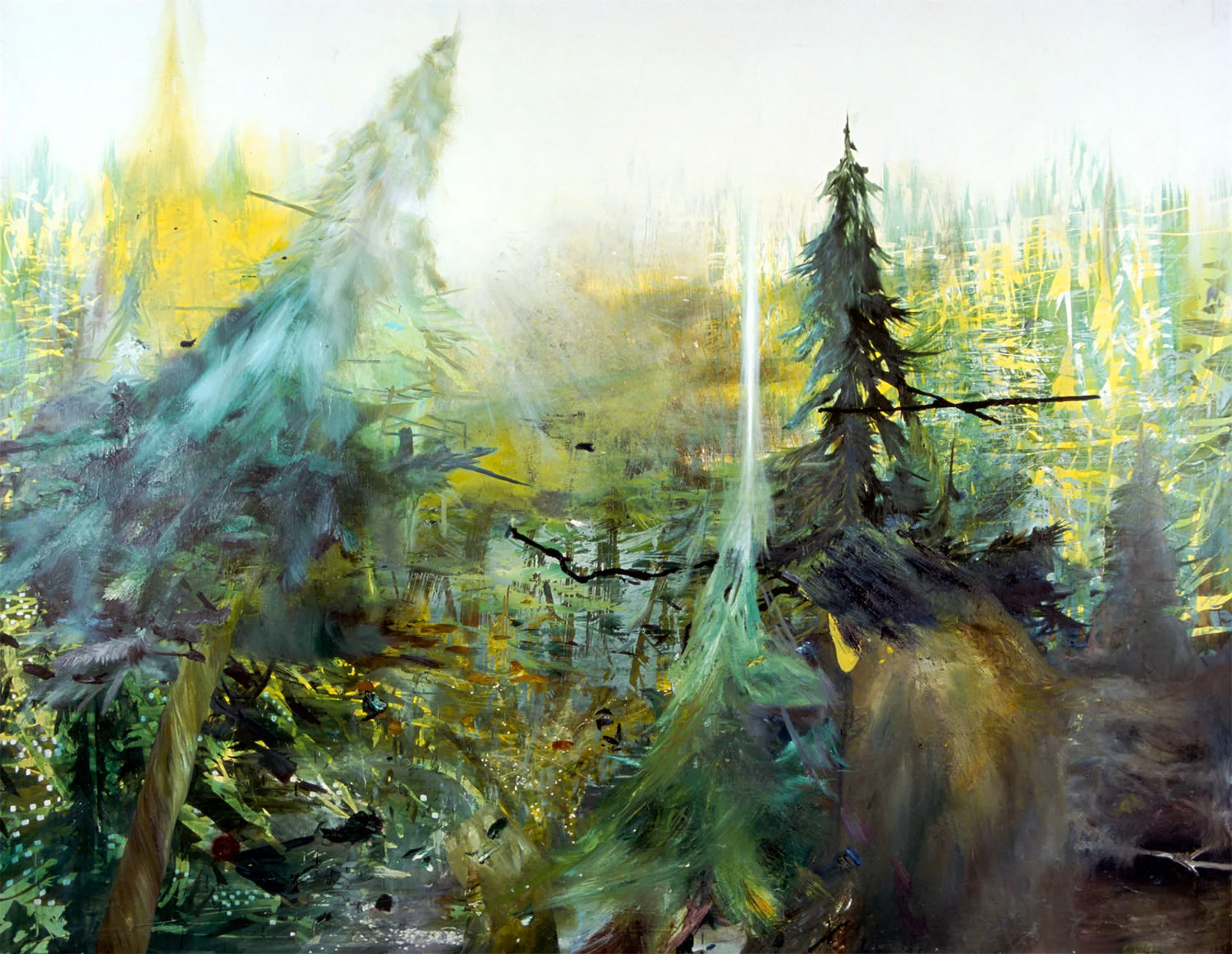 Forest , 2004, oil on canvas, 84 x 108 inches