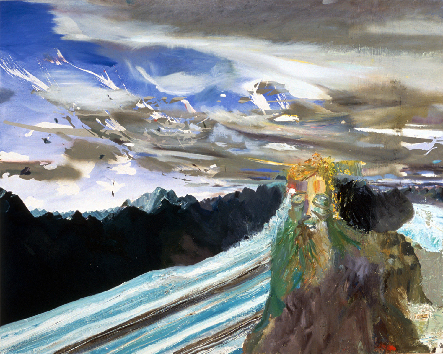   John Muir , 2004, oil on canvas, 48 x 72 inches 