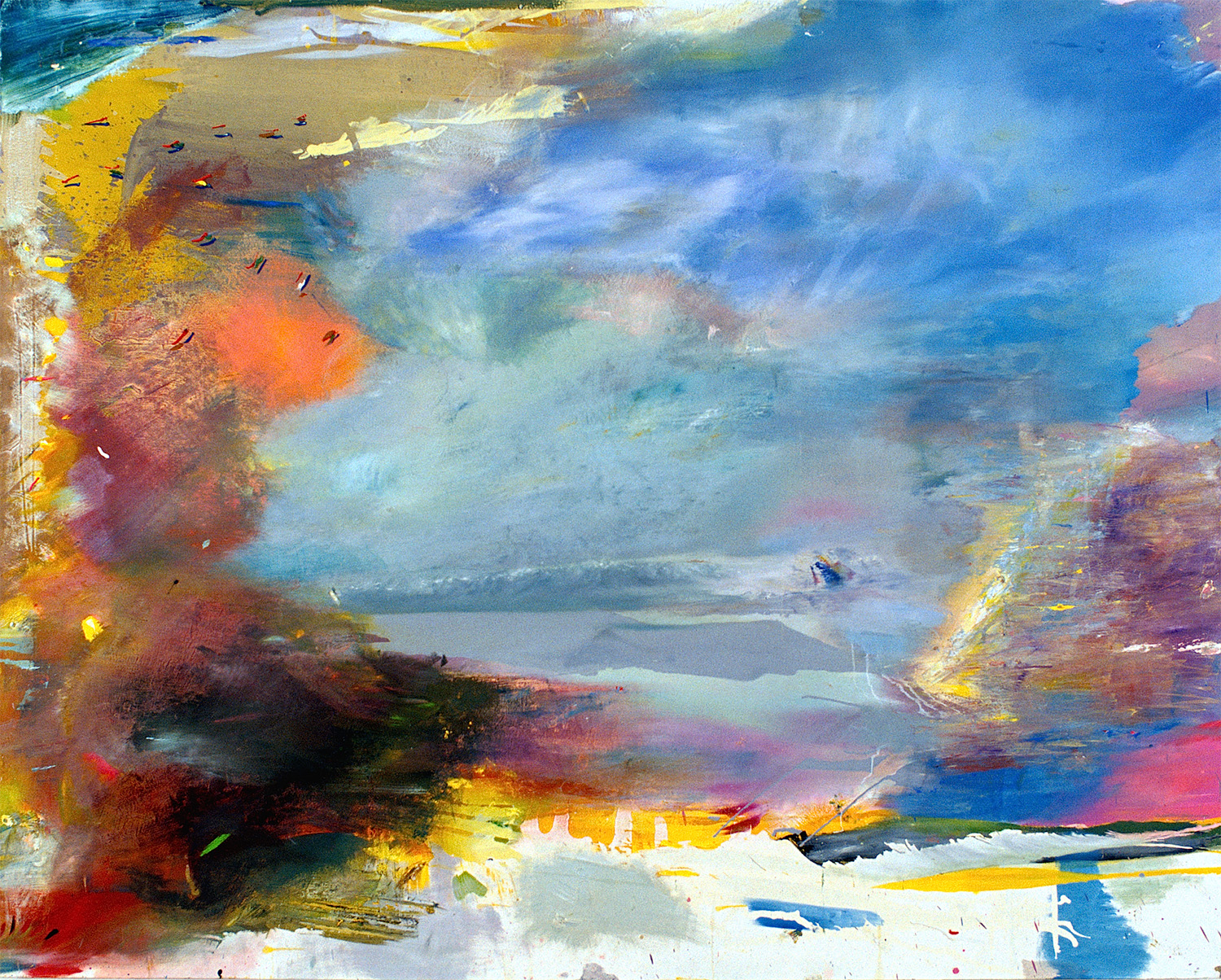   Skyr , 2005, oil on canvas, 96 x 120 inches 