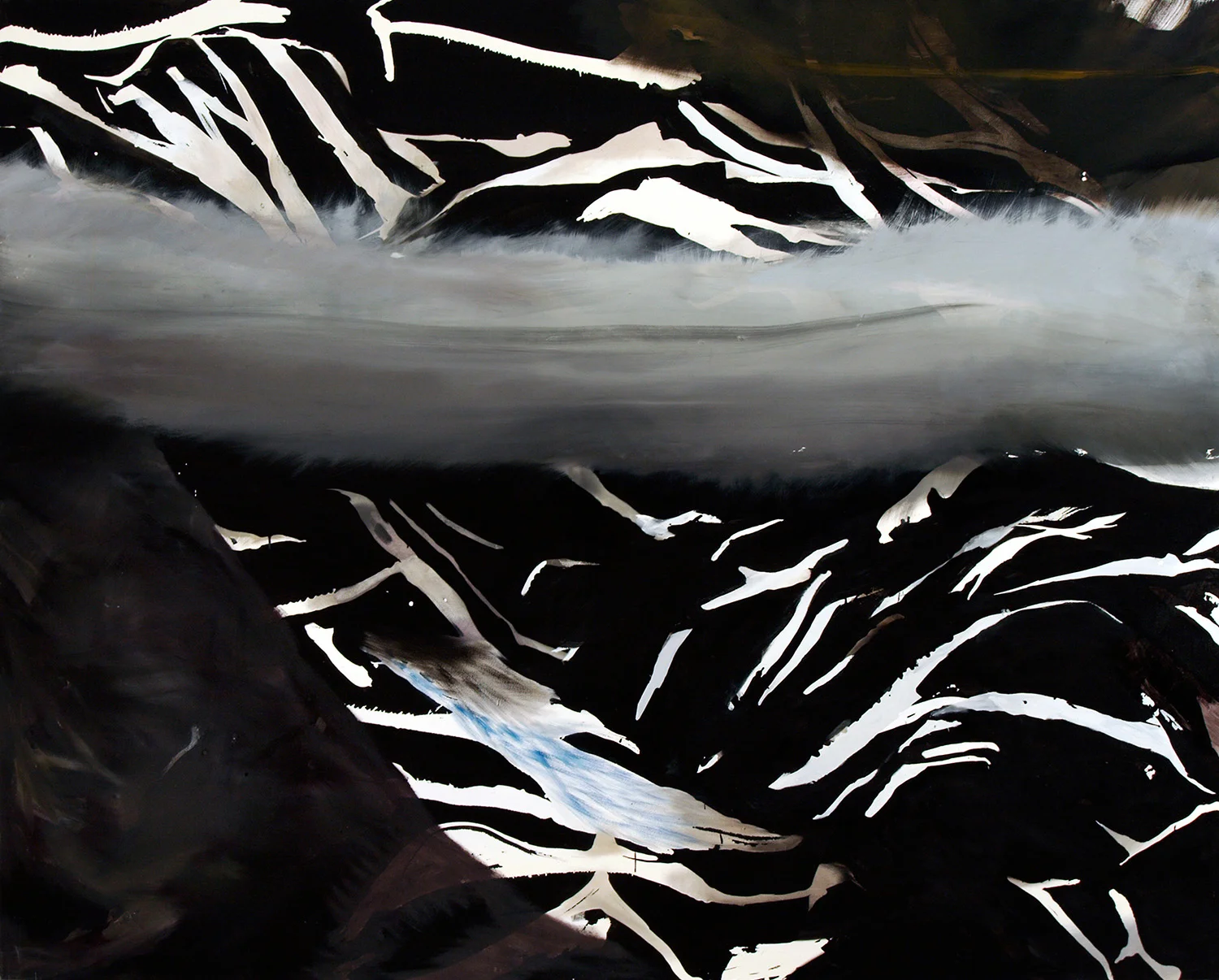 Black Mountain , 2006, oil on canvas, 96 x 120 inches