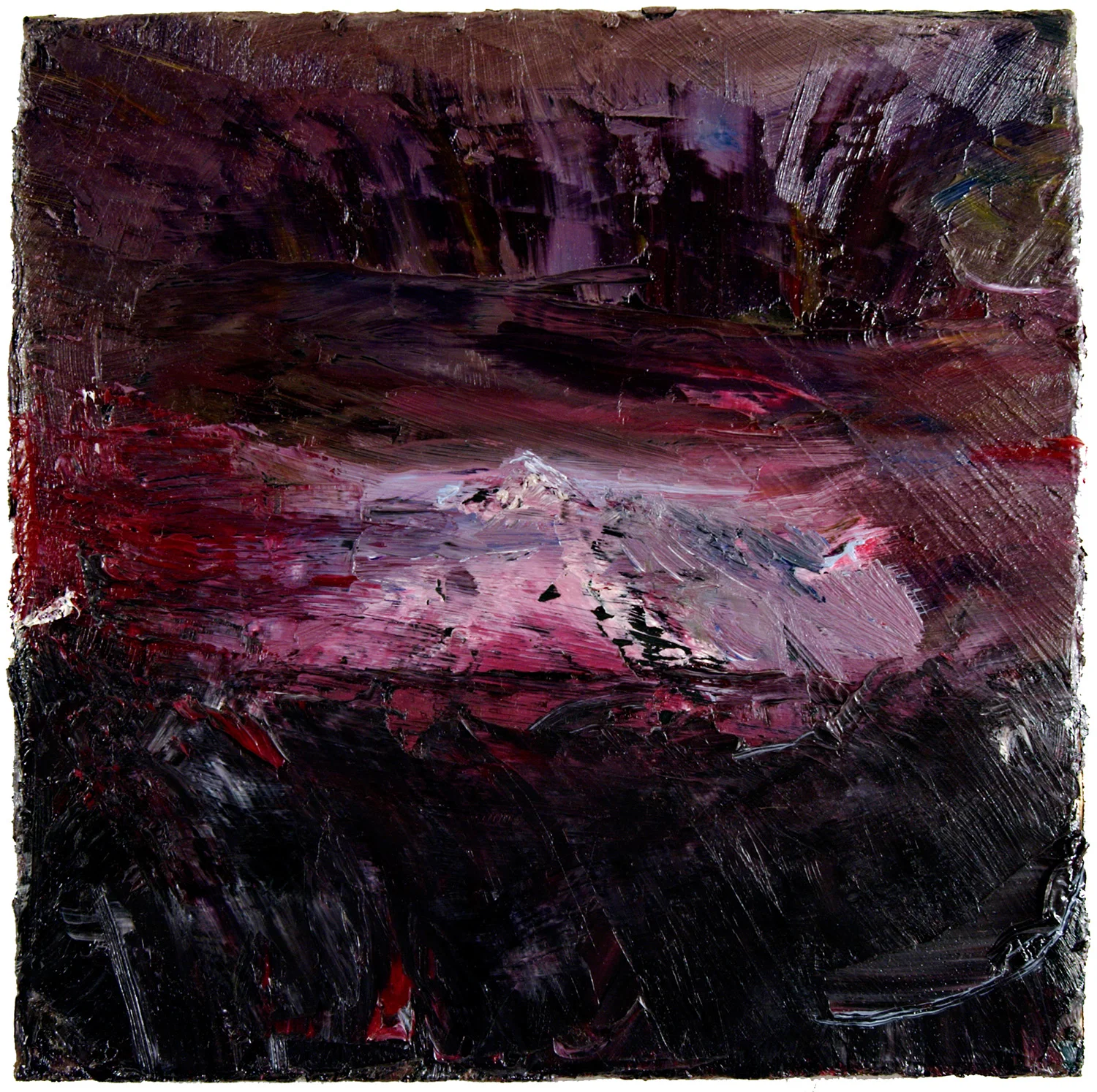 Mountain , 2006, oil on canvas, 12 x 12 inches