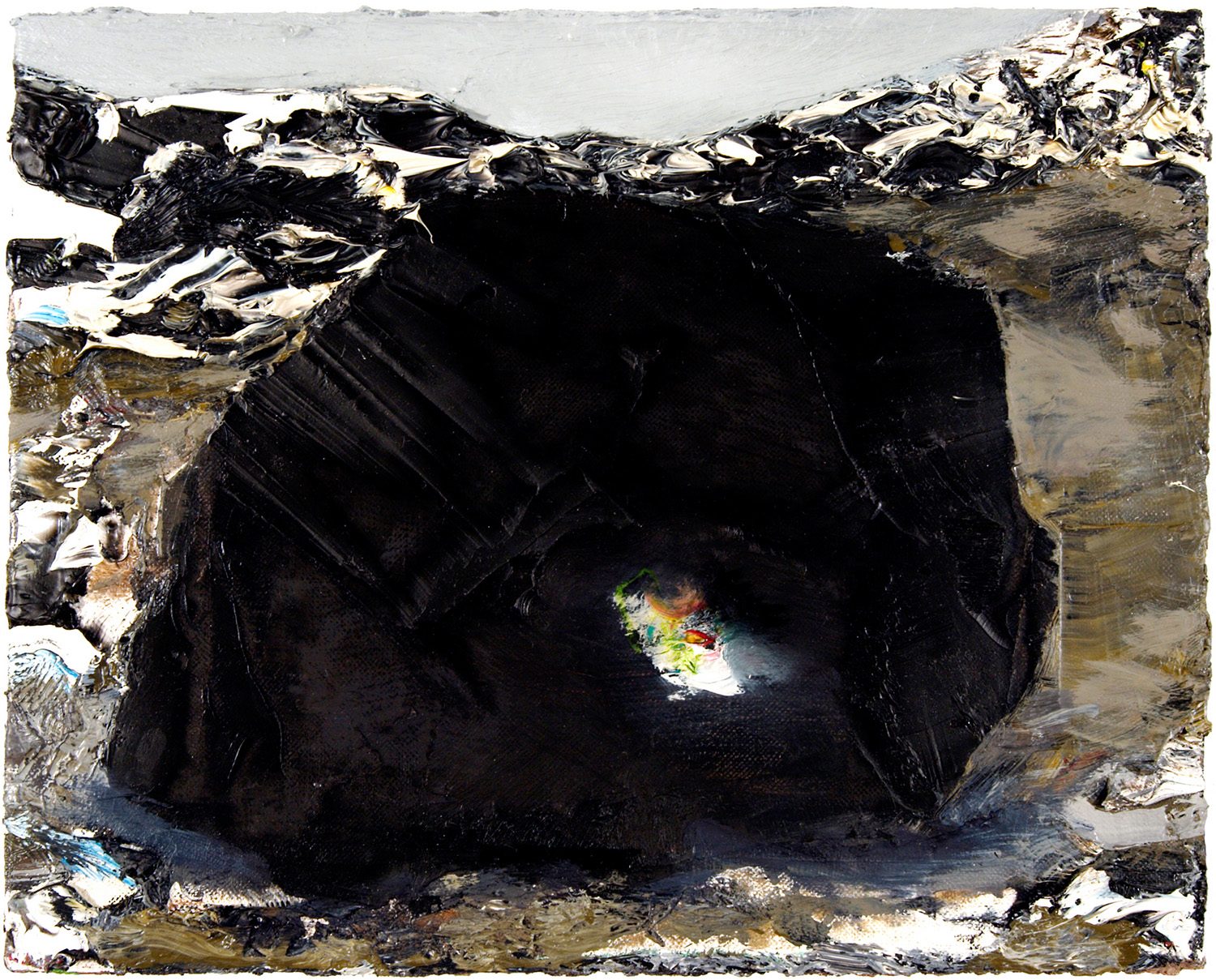   Found in Antarctica, The Puff That Will Save the World , 2006, oil on canvas, 8 x 10 inches 