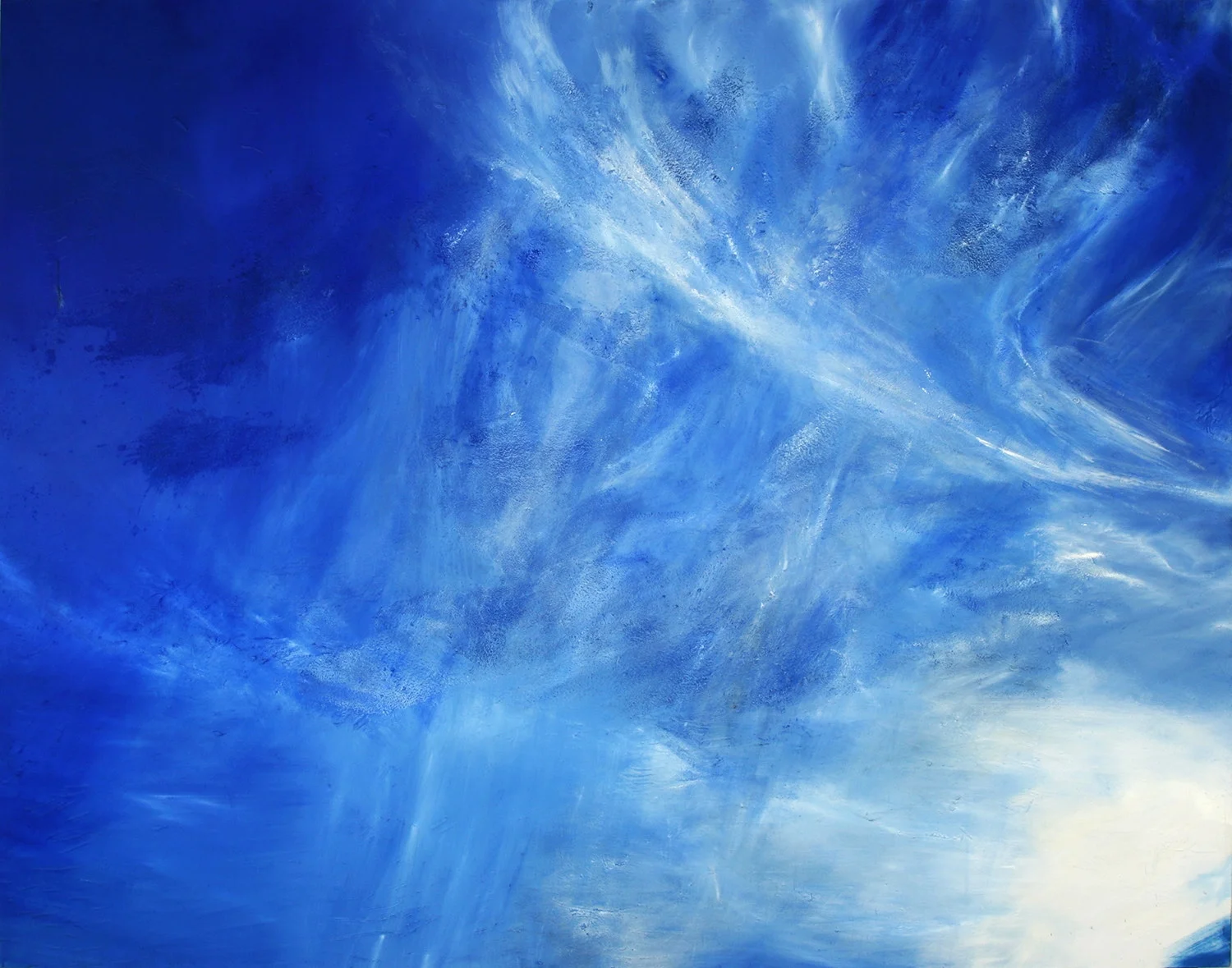 Untitled , 2006, oil and pumice on canvas, 96 x 120 inches