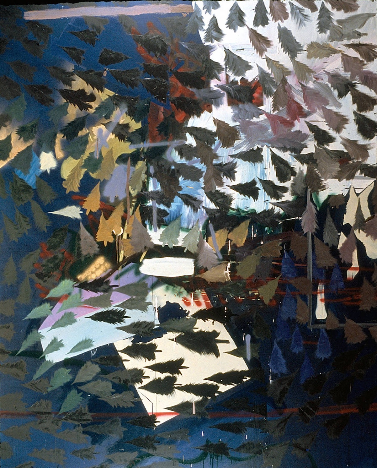   Alaska , 2001, acrylic paint, oil paint and spray enamel on canvas, 108 x 84 inches 