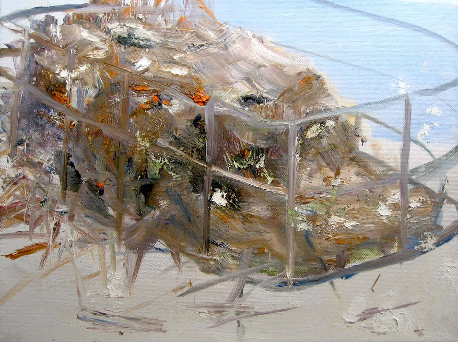 Ballot Box , 2004, oil on canvas, 11 x 14 inches