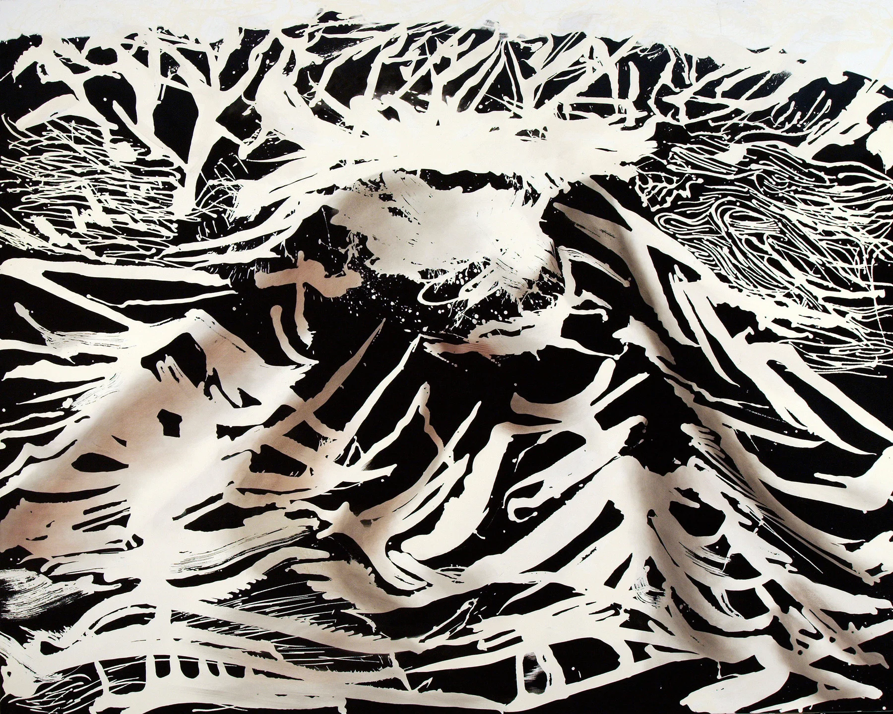 Peri-Antarctic 1 , 2007, oil on canvas, 96 x 120 inches