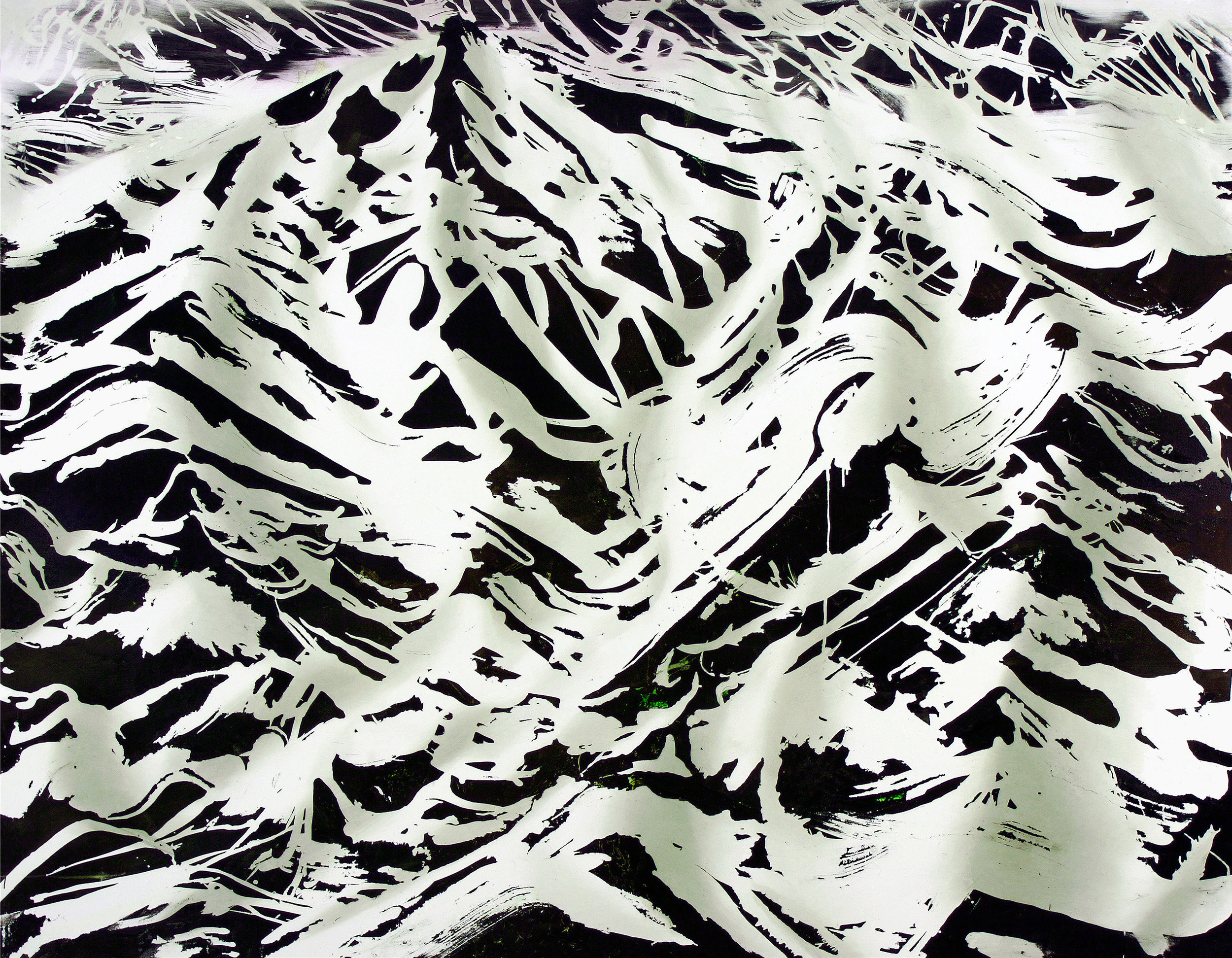   Peri-Antarctic 3 , 2007, oil on canvas, 84 x 108 inches 