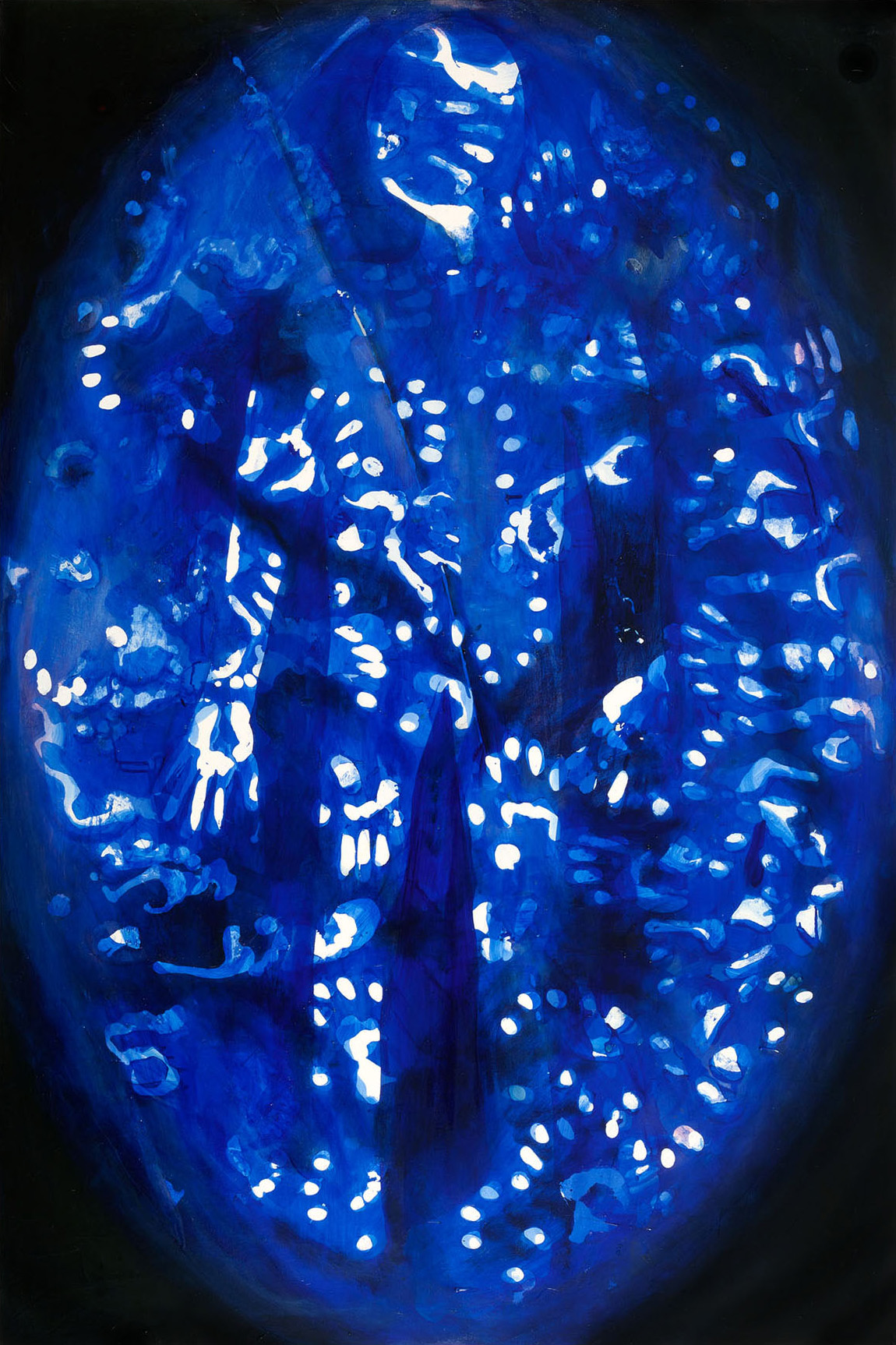  W-488-M (Self Portrait in Ice), 2009-10, oil on canvas, 72 x 48 inches 