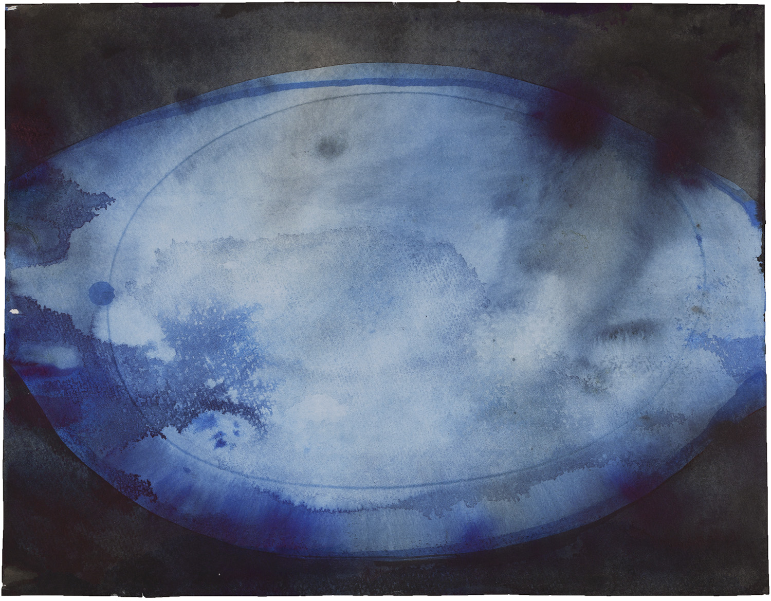  Untitled (Post-Antarctic 2B), 2011, watercolor on paper, 11 x 14 inches 