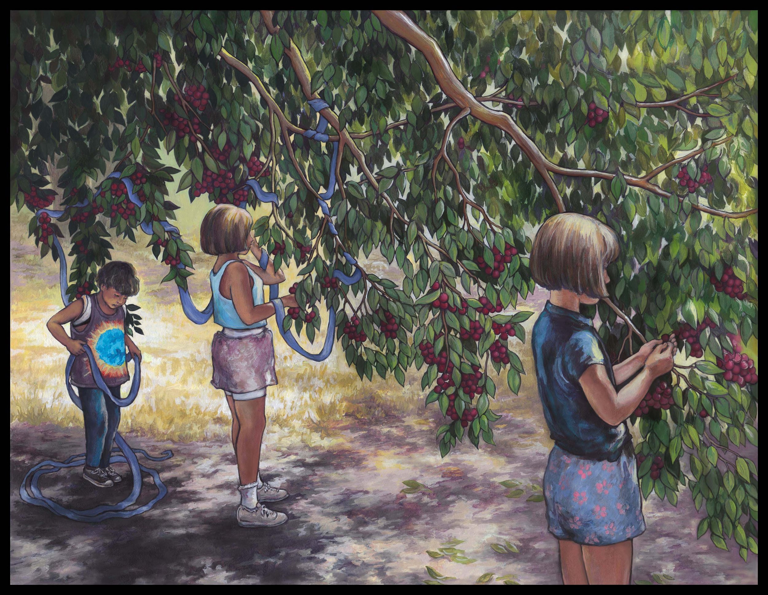 “The Dalles, 1992,” currently on display at Oregon Society of Artists