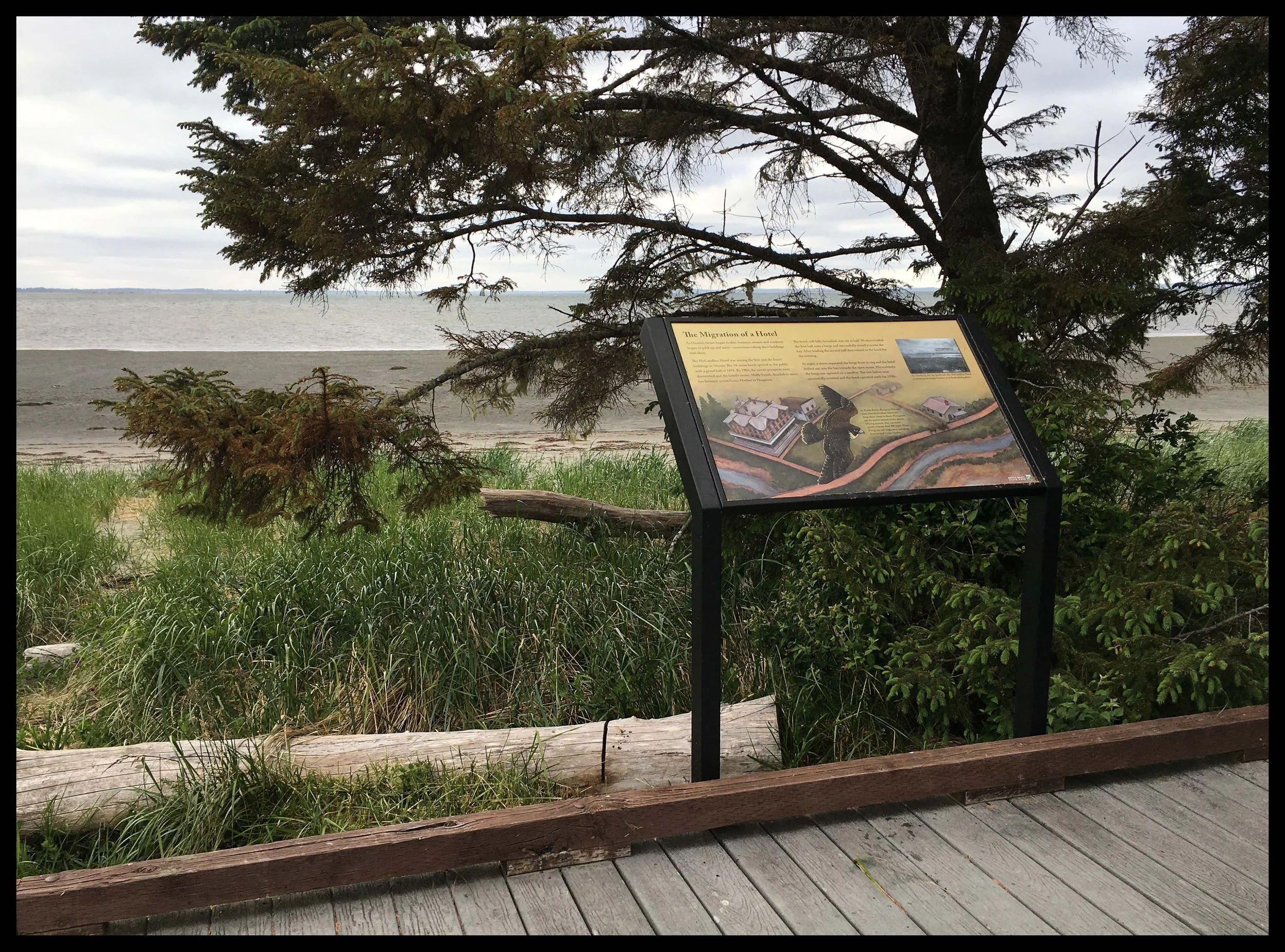  One of 5 panels for Bottle Beach State Park in Washington 