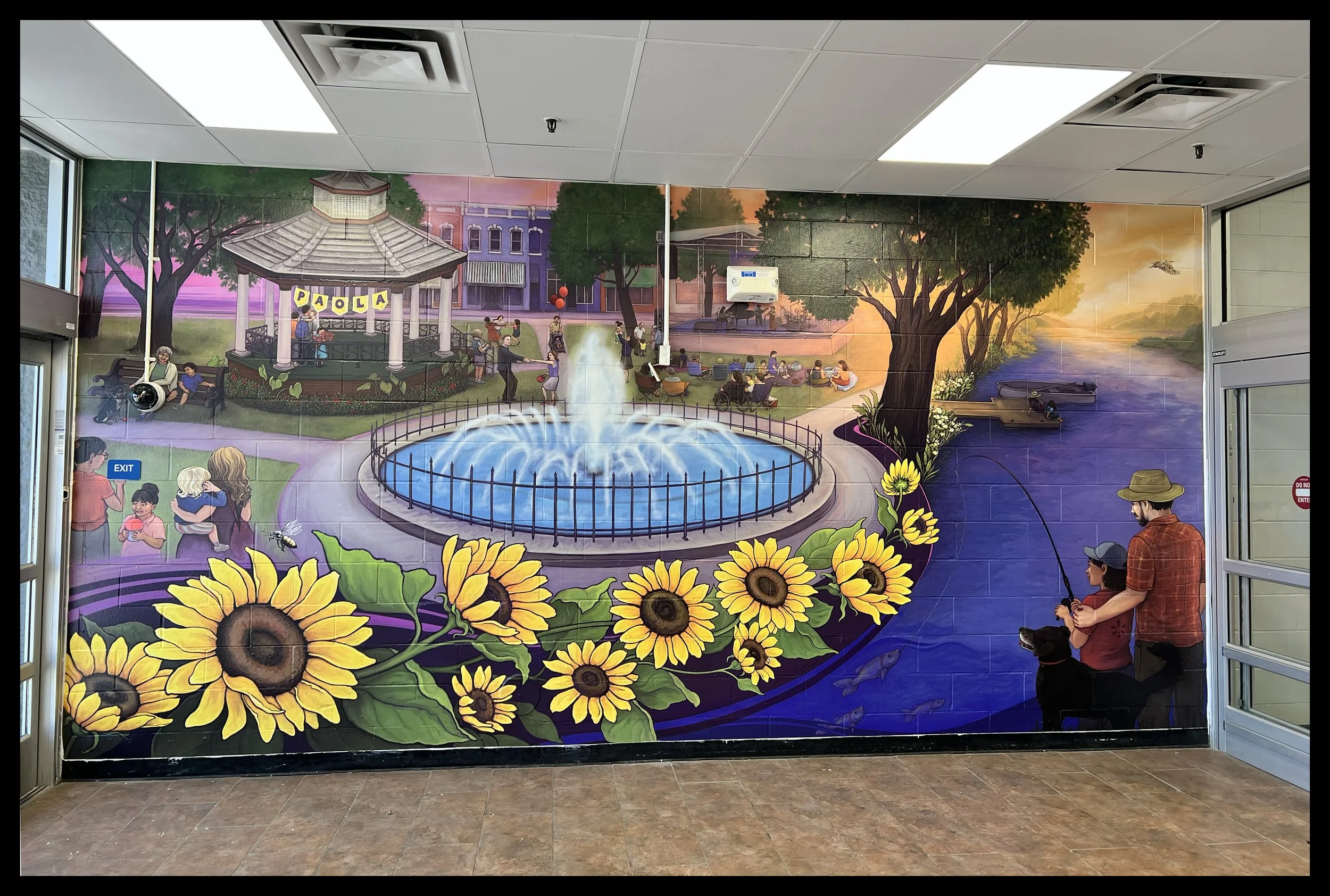 Printed Mural for Paola, Kansas’ Walmart