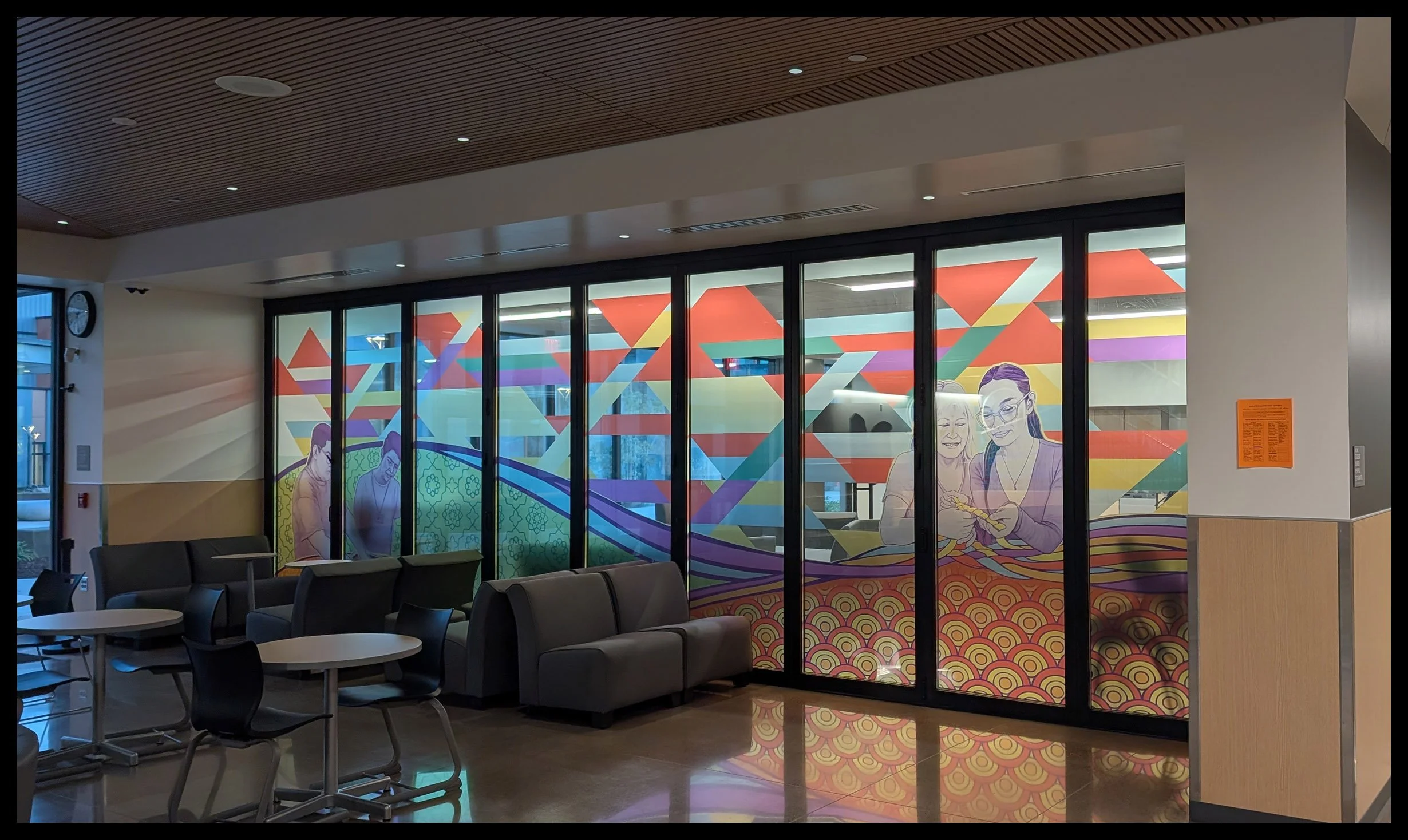  Glass door for Beaverton High School 