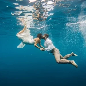 Koro Sun Underwater wedding