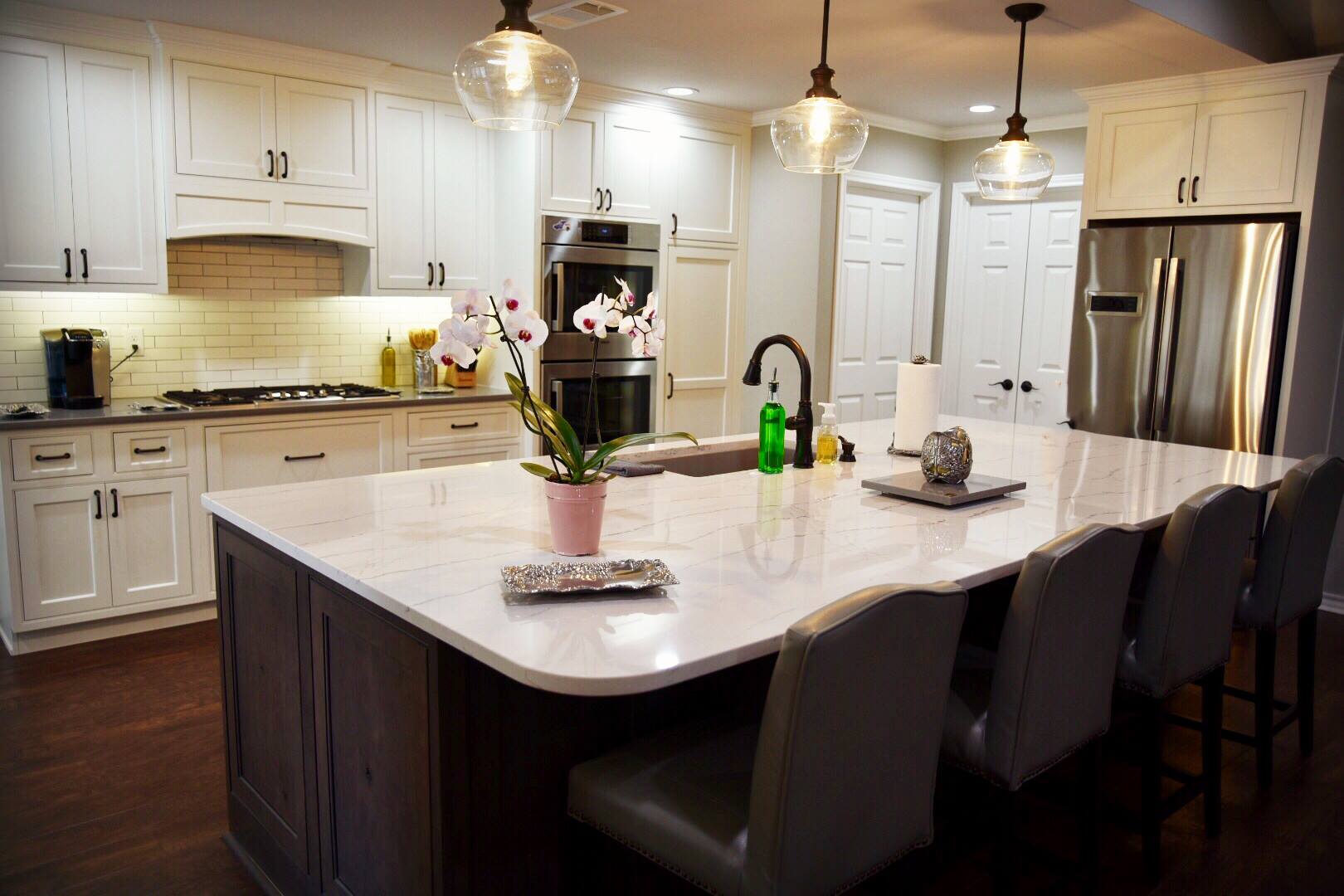   Cambria &nbsp;Countertops, Shiloh Cabinetry,&nbsp; Bosch Home &nbsp;Appliances,  Masonite Doors ,  Karndean Flooring , and  Coronado Stone Products &nbsp;make this local project a real treat for us to showcase. 