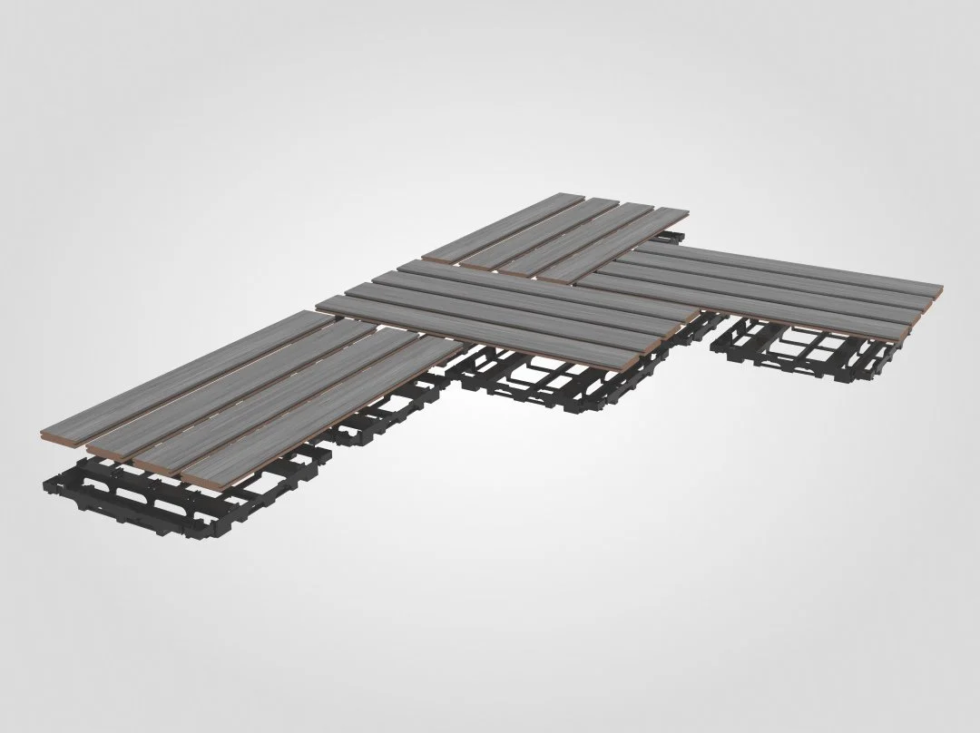 Introducing 👉 InstaDeck by MoistureShield

🚫 No joists
🚫 No screws
🚫 No headaches

✅ Installs on grass, concrete, gravel, or patios
✅ Just lock the tiles and drop in the boards
✅ Minimal tools. Maximum results.
✅ 2&rsquo;x2&rsquo; interlocking ti