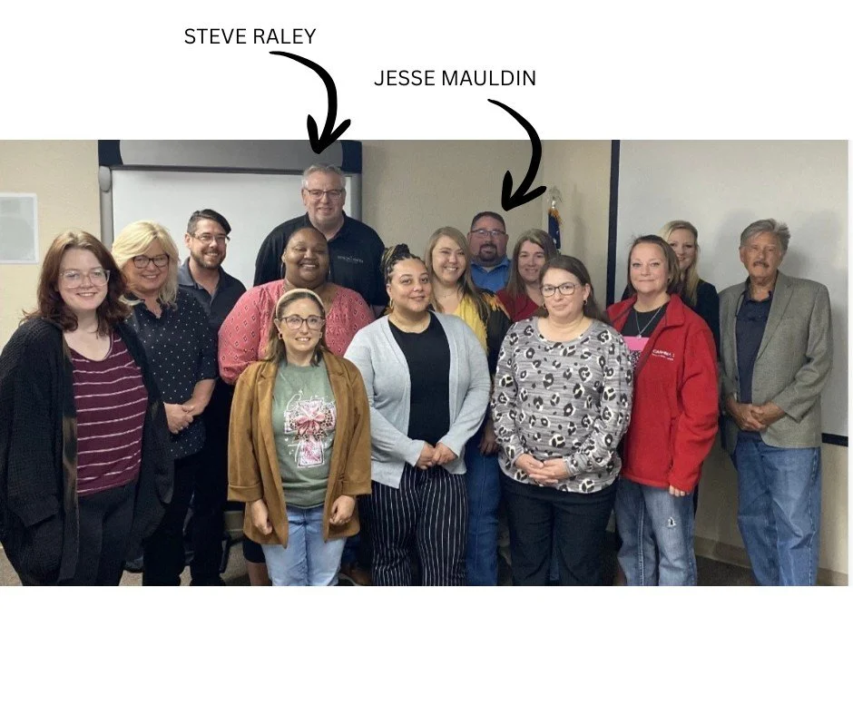 Last week, Jesse Mauldin (Store Manager or Red River Lumber - North) and Steve Raley (Store Manager of The Design Center) attended the Red River Leadership Institute leadership development program facilitated by Mr. George Manning, an accomplished au