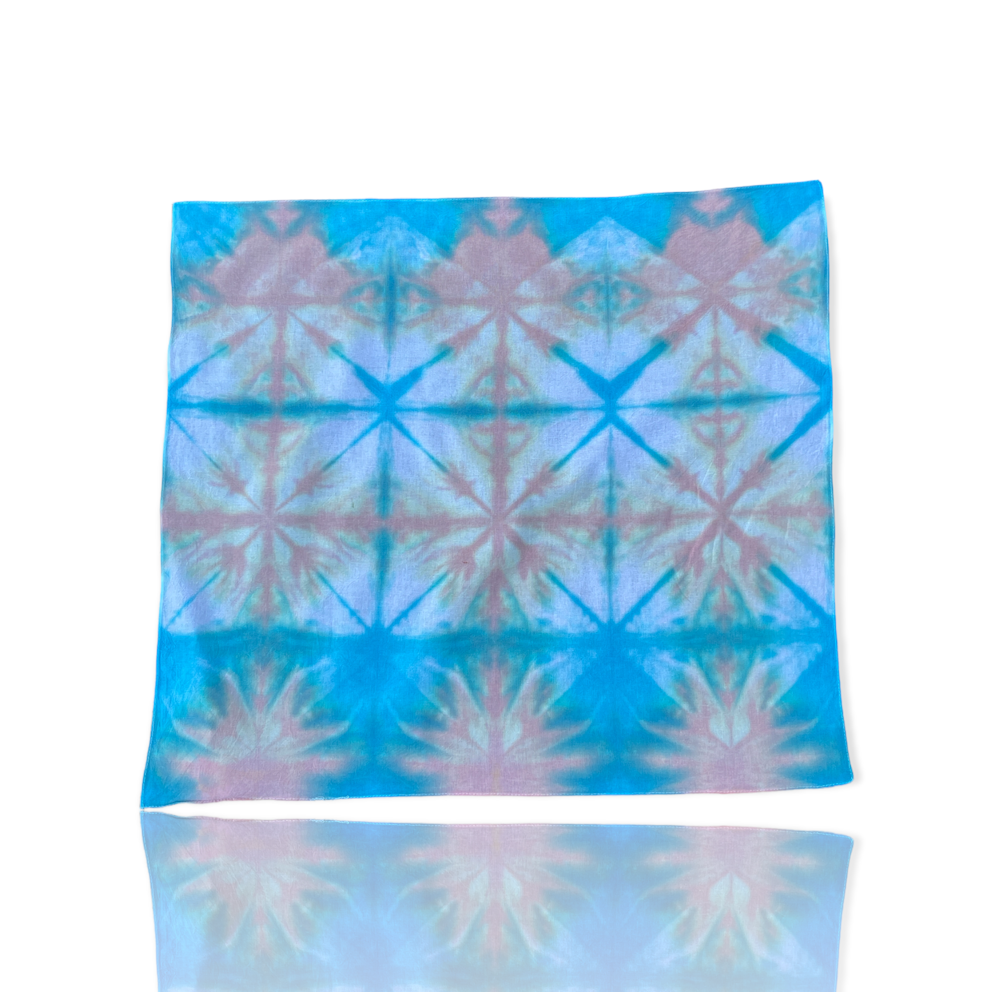 Tie Dye Bandana - Pink and Blue