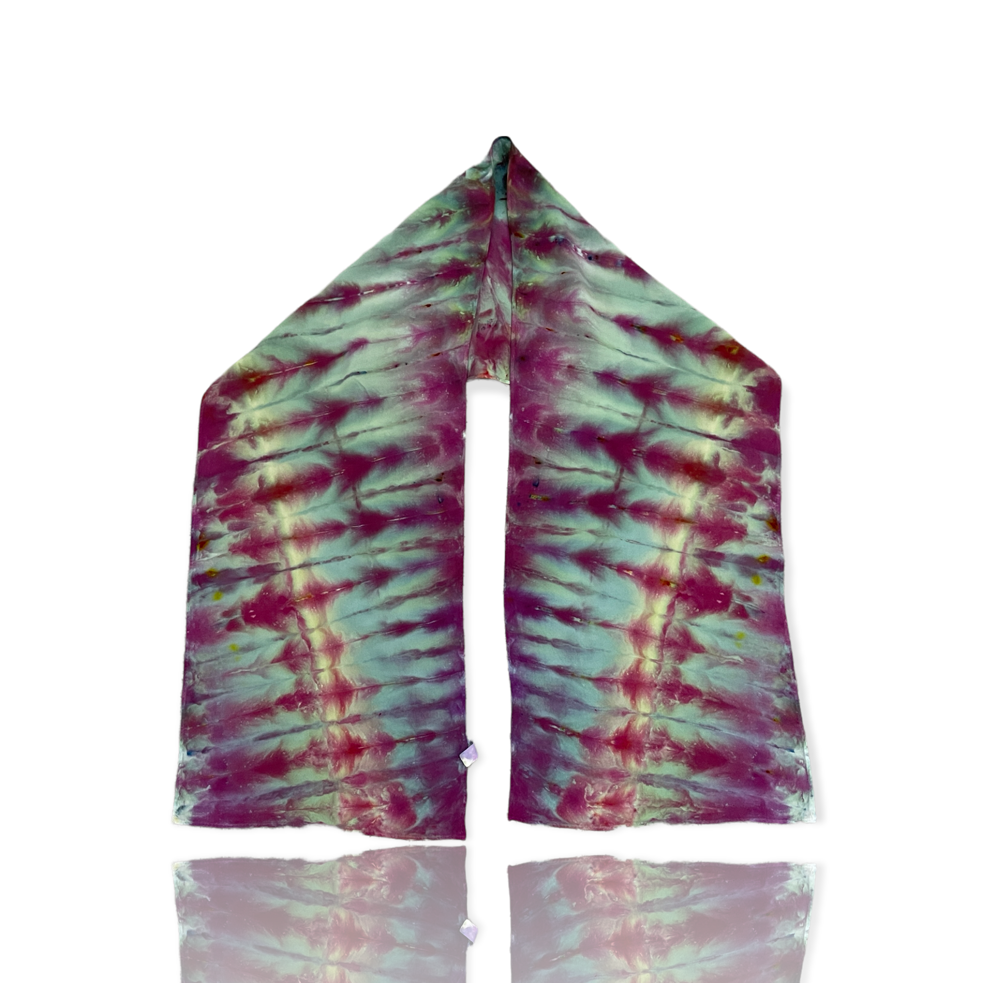 Fashion Scarf, Ice-dyed scarf