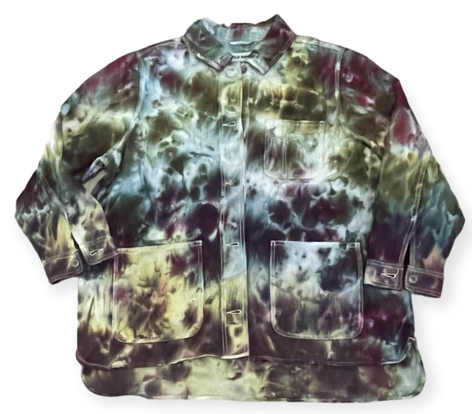 Denim Jacket/Shacket, Women’s Denim Tie Dye Jacket