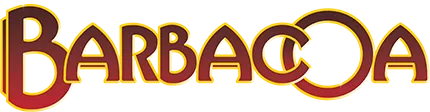 Colorful logo for the television show 'Barbapapa' with bold, playful letters