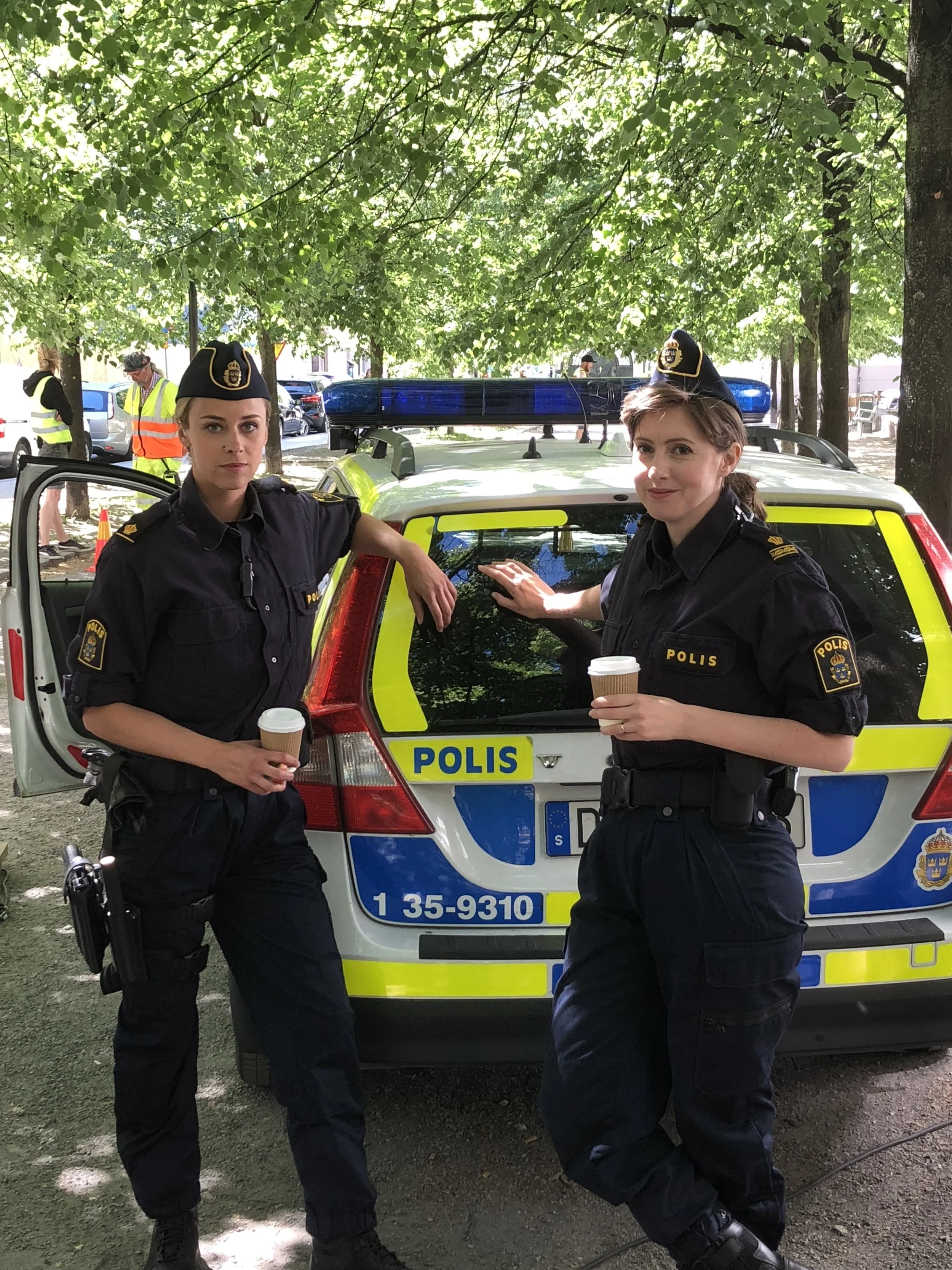 BTS from the feature "Lyckligare kan ingen vara" in Stockholm