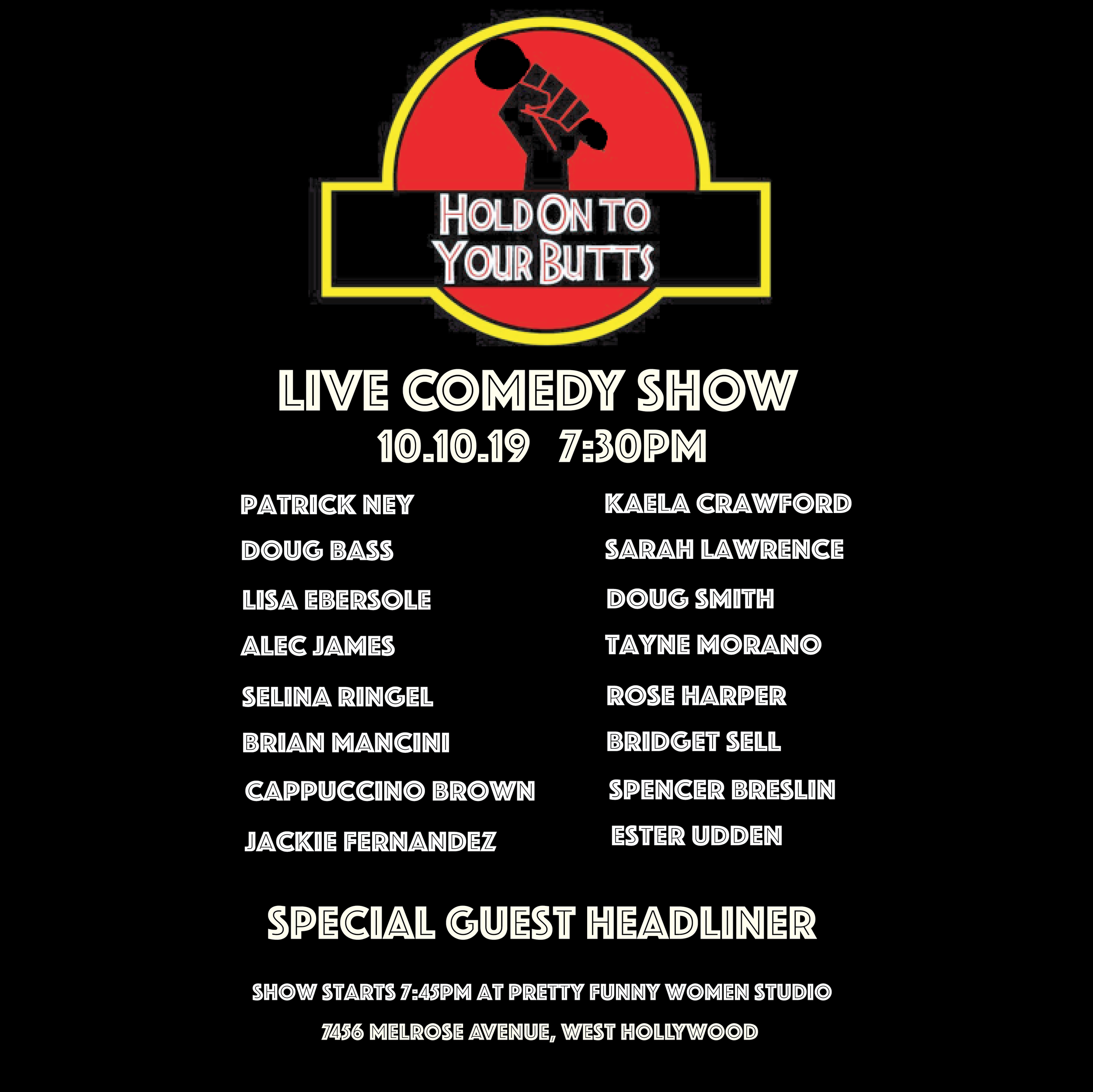 Ester Udden @ the Pretty Funny Women studio on Oct 10th 2019