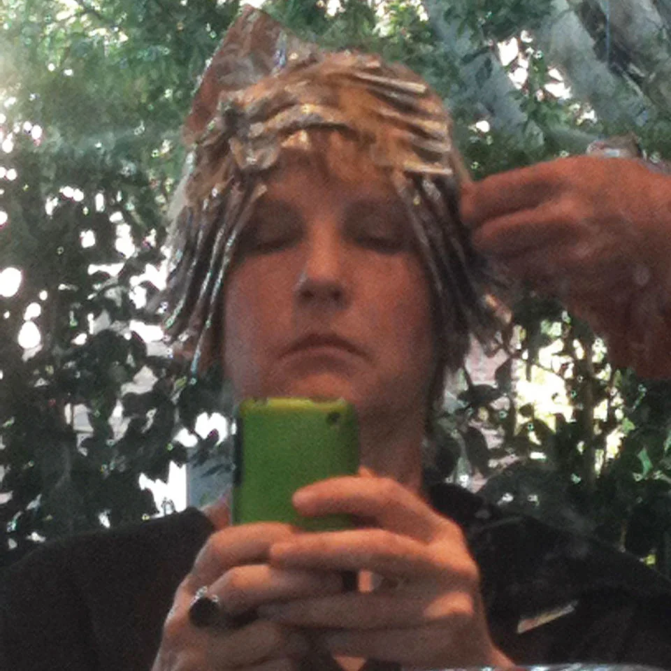   When your hair comes back, streak it!  