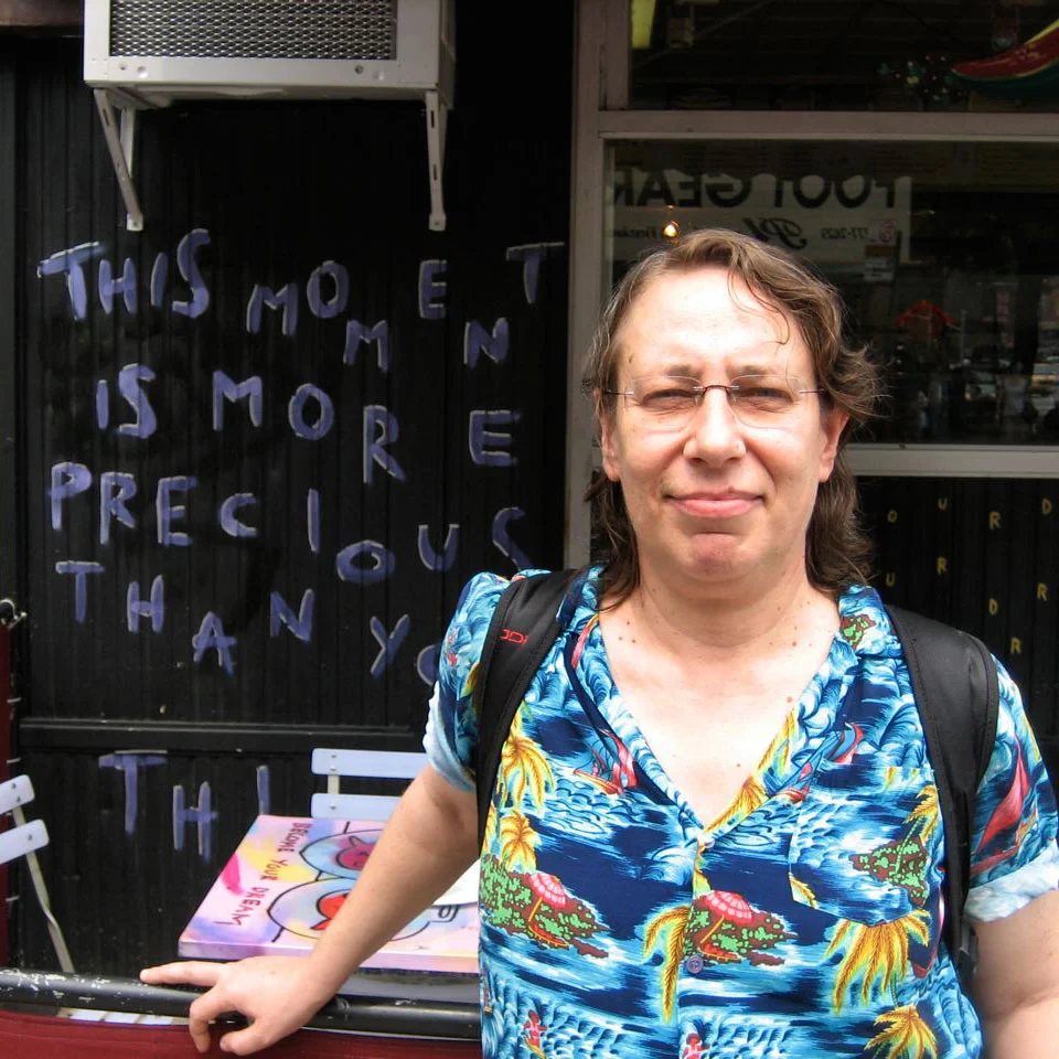   My amazing friend Nurit&hellip;and the writing on the wall.  