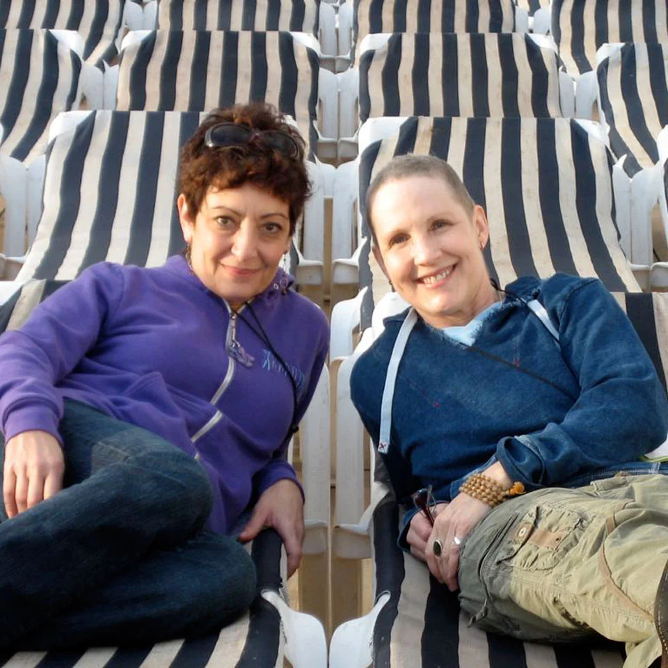   Celebrating on a cruise with my best pal Debora.  