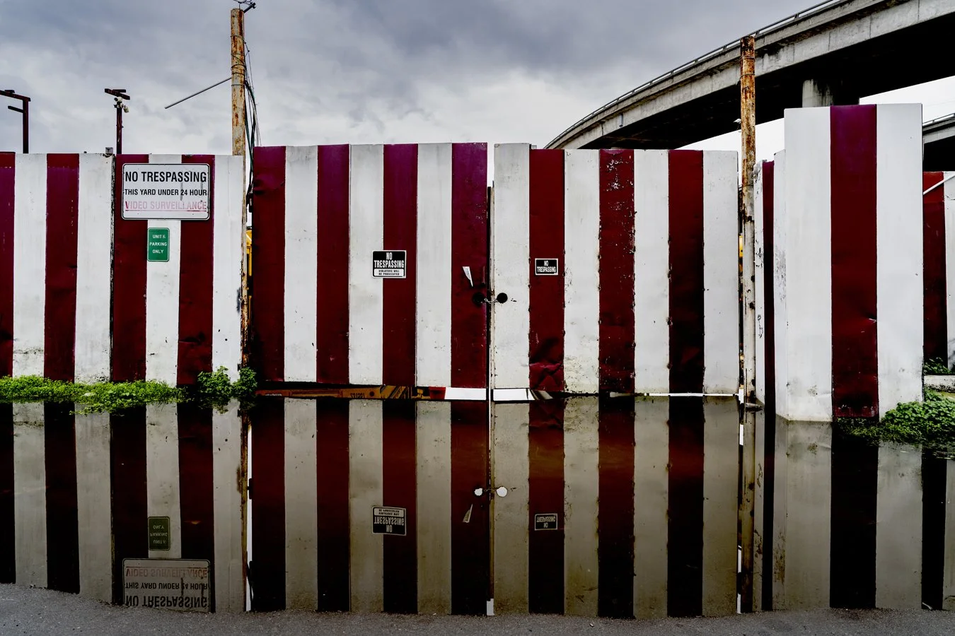 Red and White Fence, San Francisco, 2025
