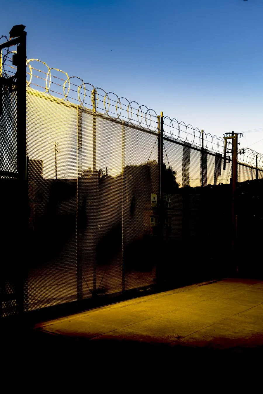 Razor Wire Gate, San Francisco, 2025
